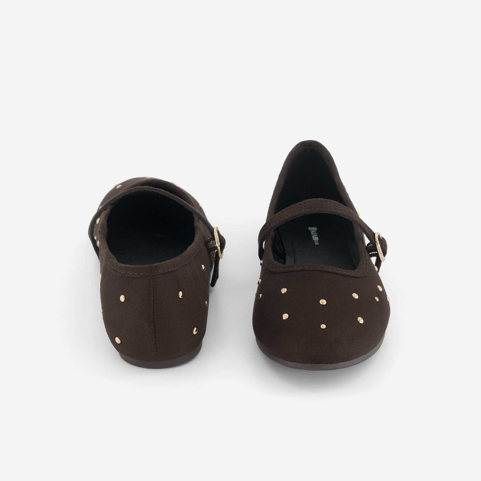 Ballerinas with strap BROWN