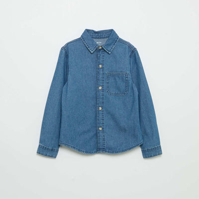 Denim shirt BLUE