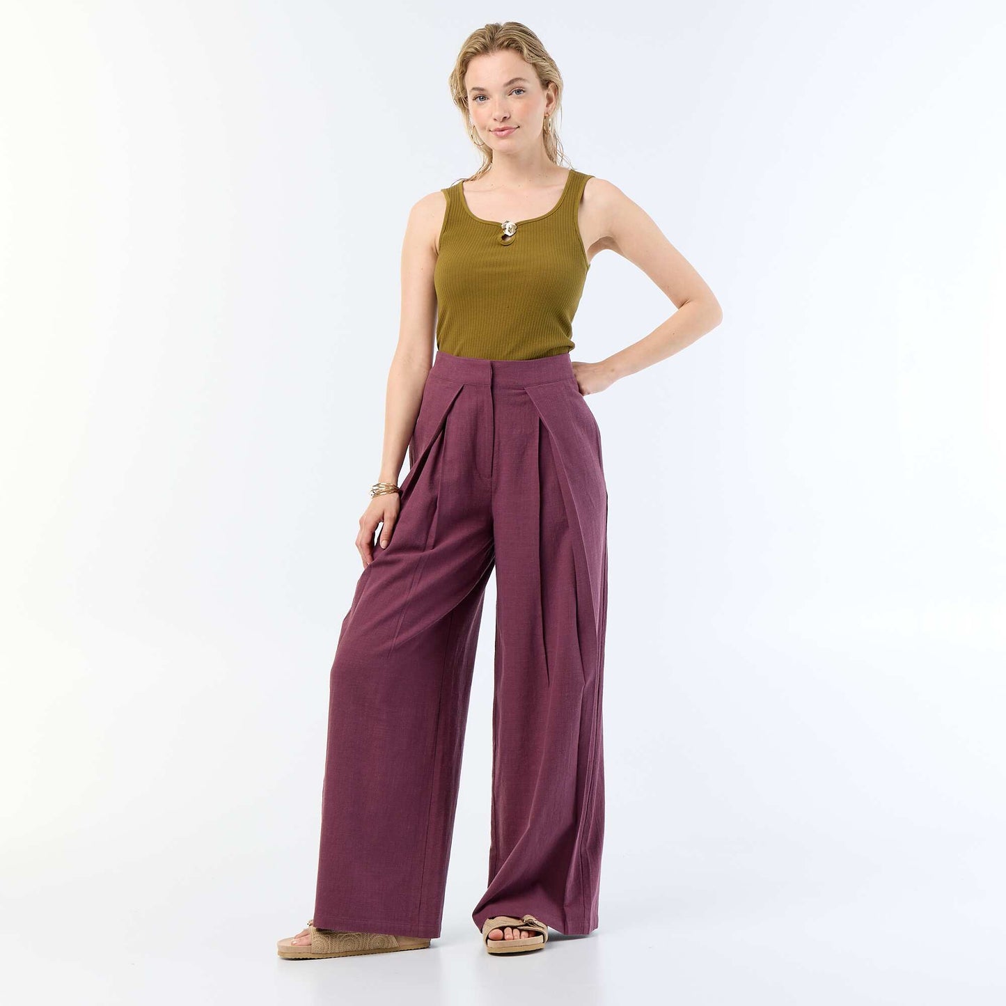 Sleeveless Tank Top GREEN