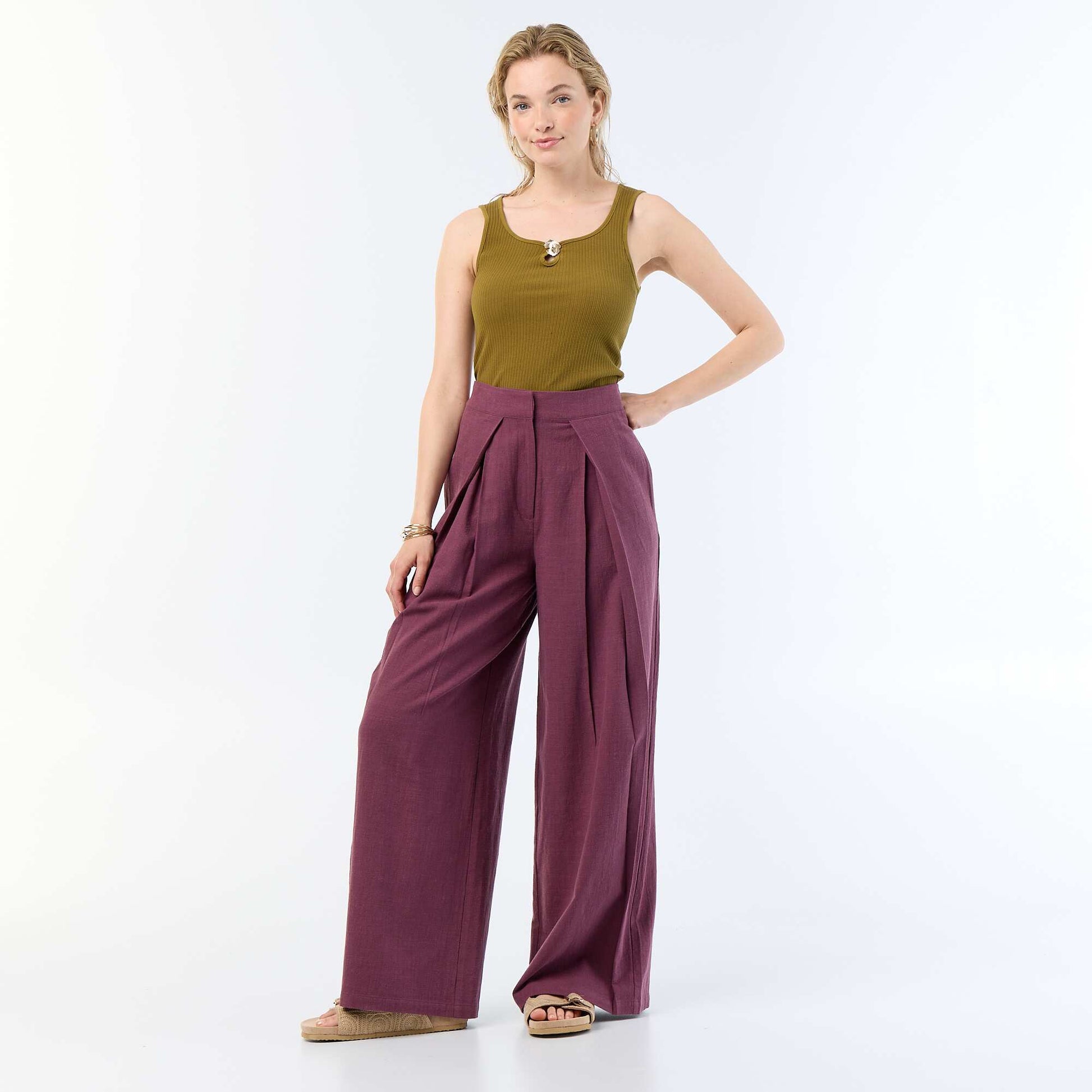 Sleeveless Tank Top GREEN
