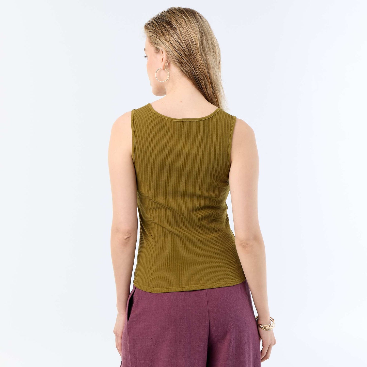 Sleeveless Tank Top GREEN