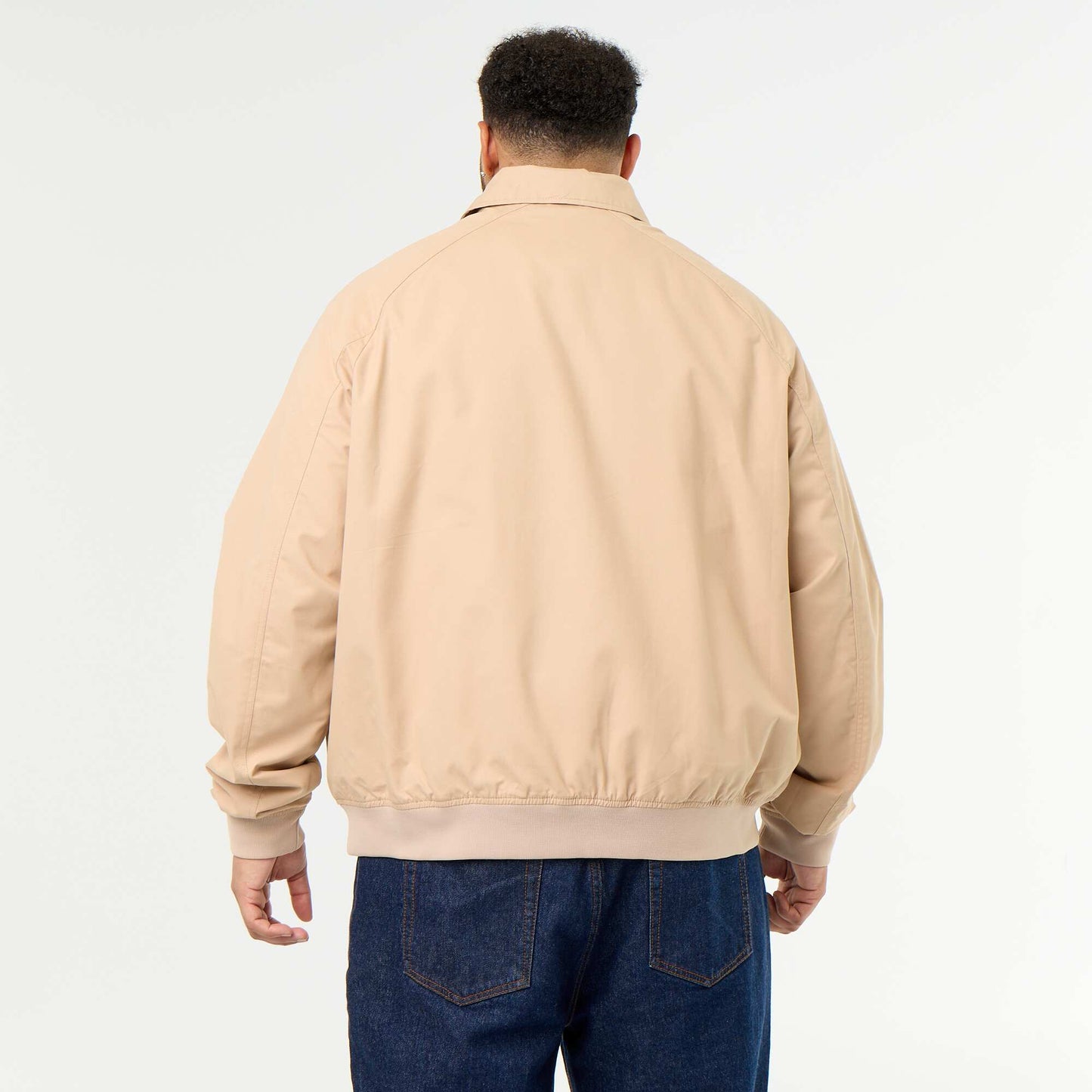 Short plain jacket BEIGE