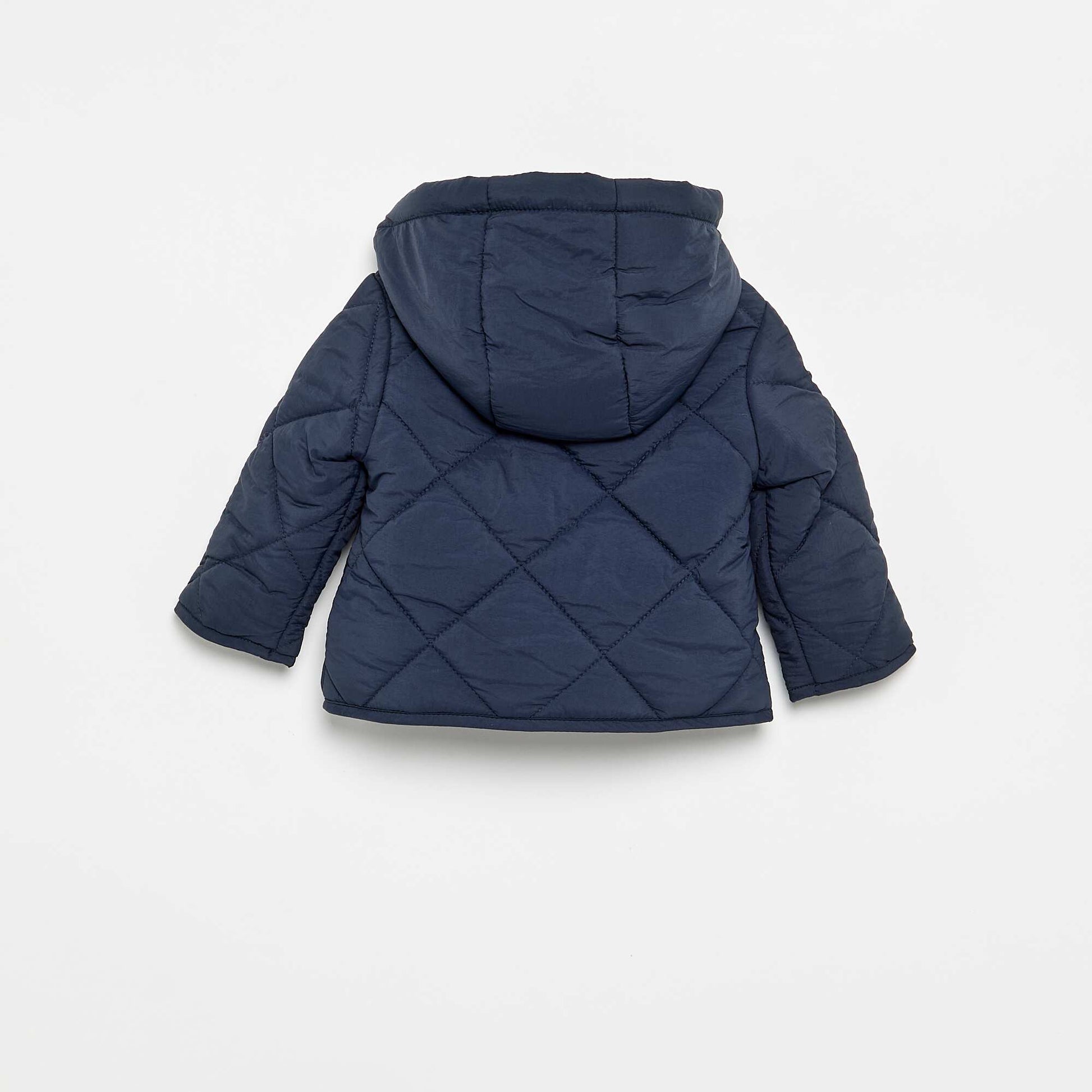 Hooded Zip-Up Jacket BLUE