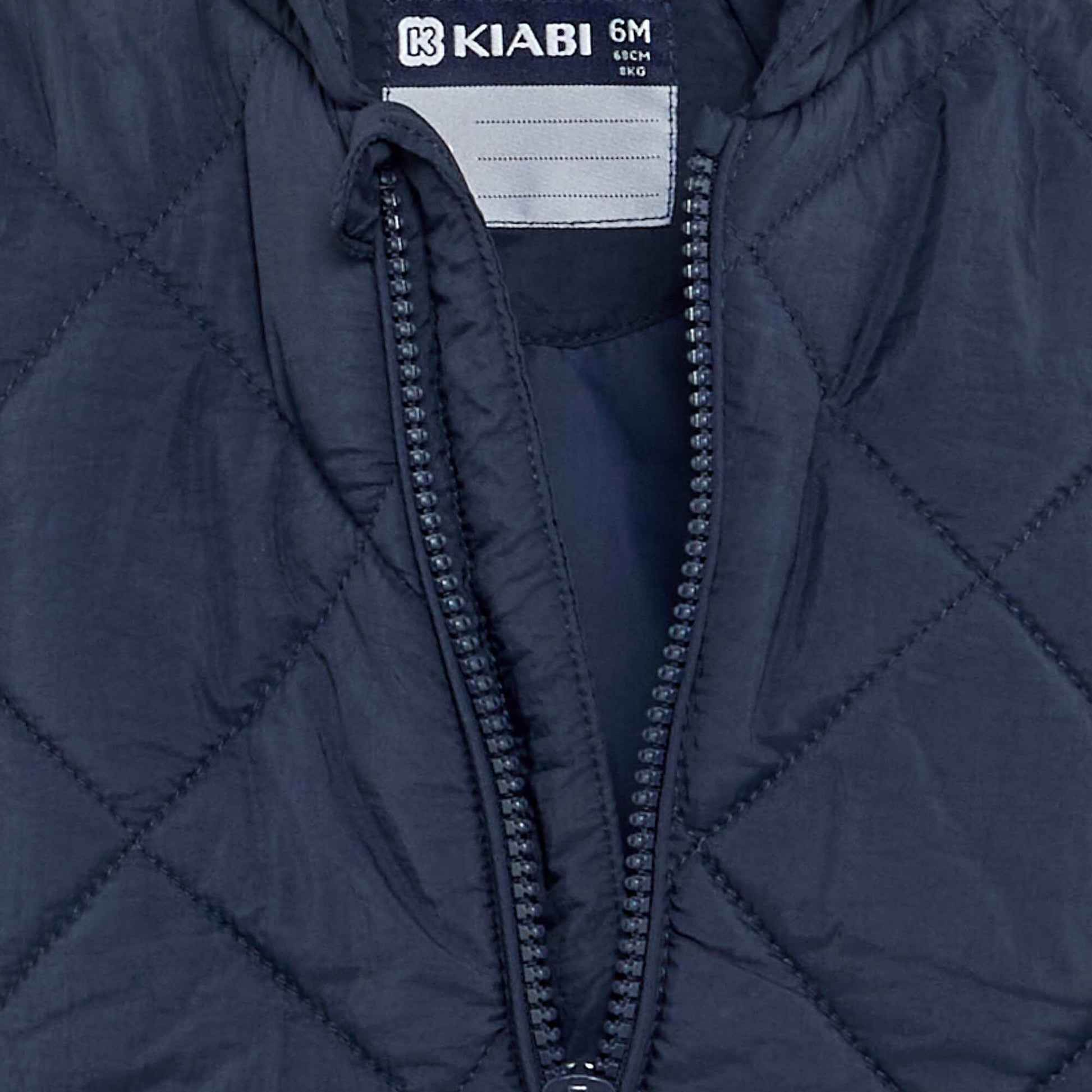 Hooded Zip-Up Jacket BLUE