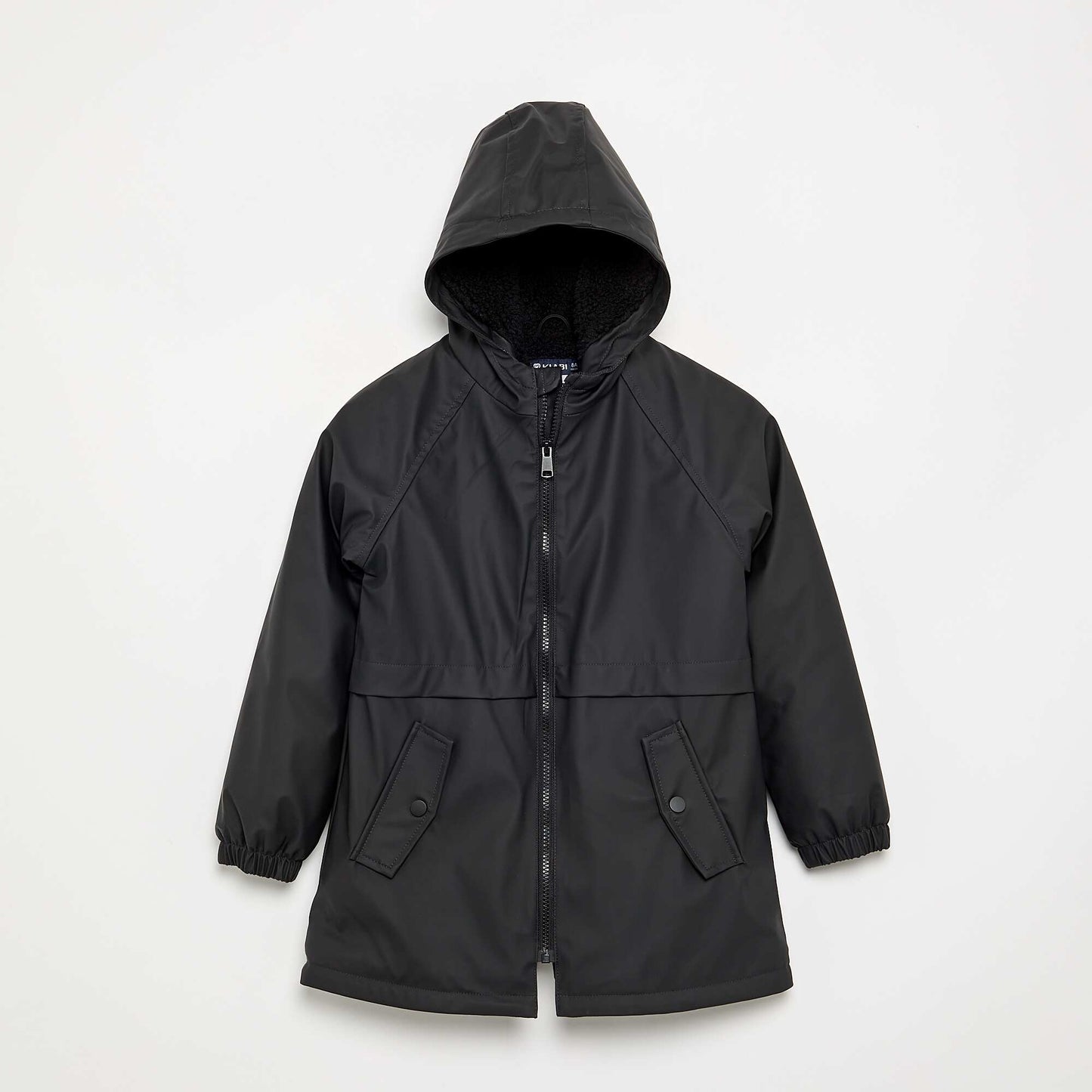 Sherpa-lined Parka BLACK