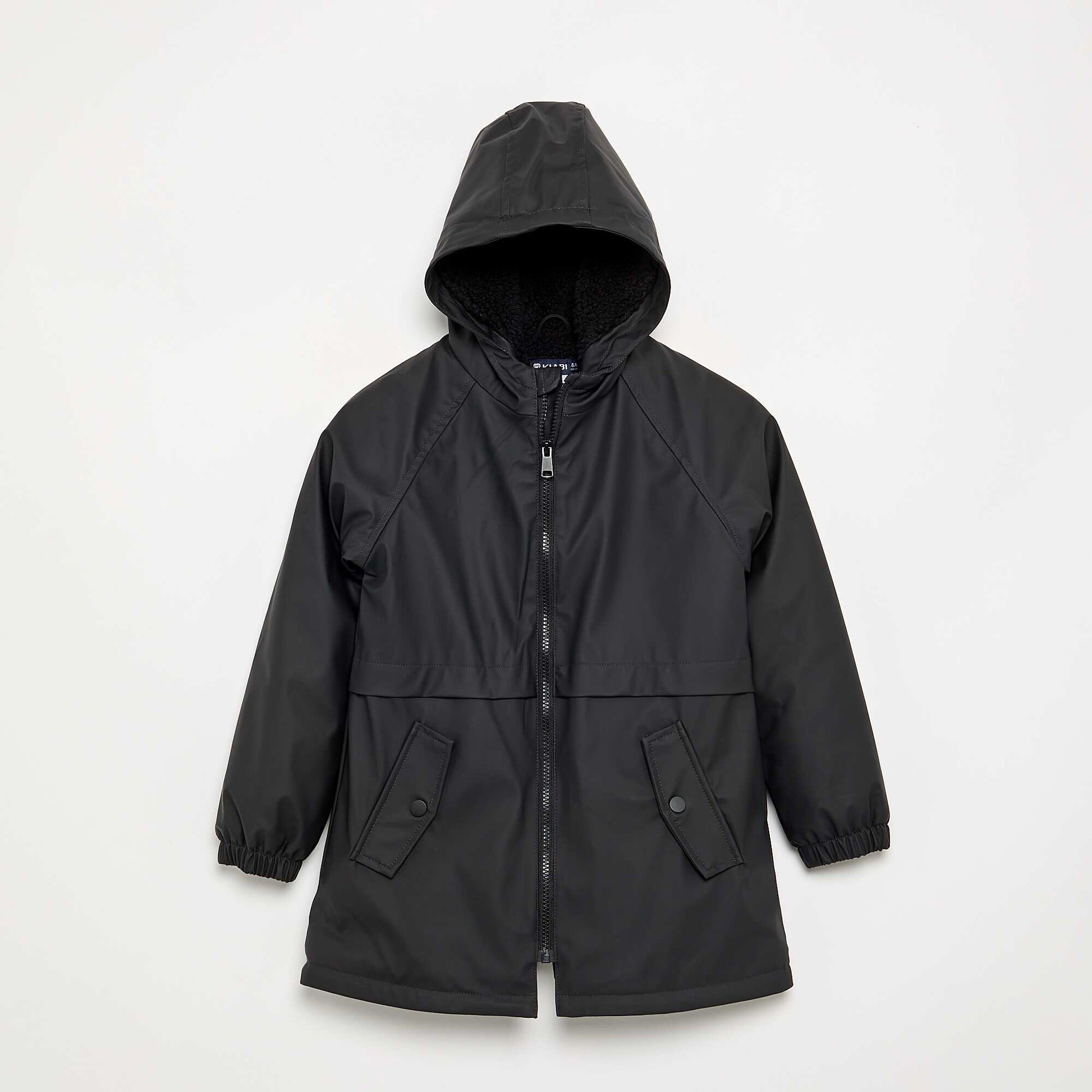 Sherpa-lined Parka BLACK