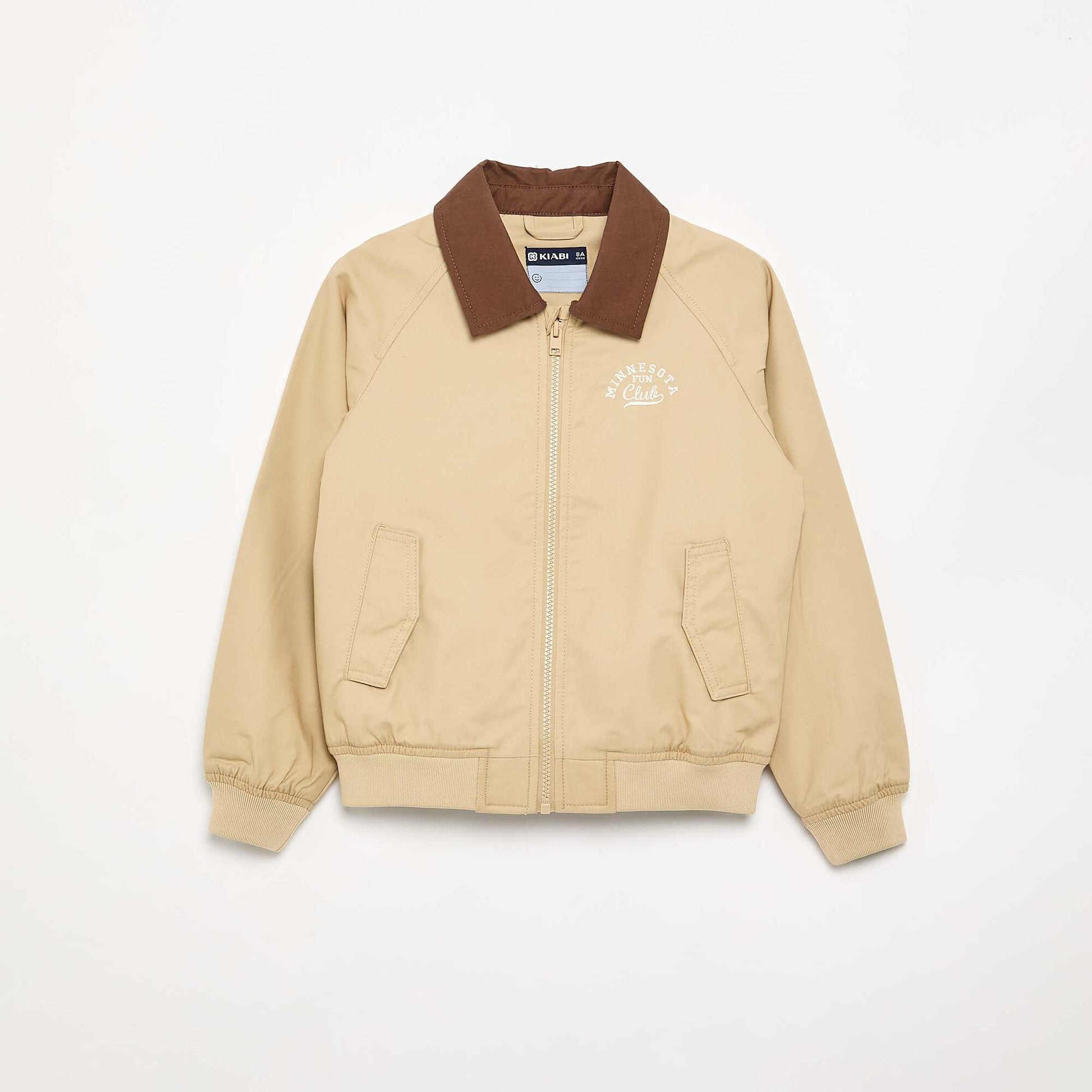 Zip-Up Jacket BEIGE