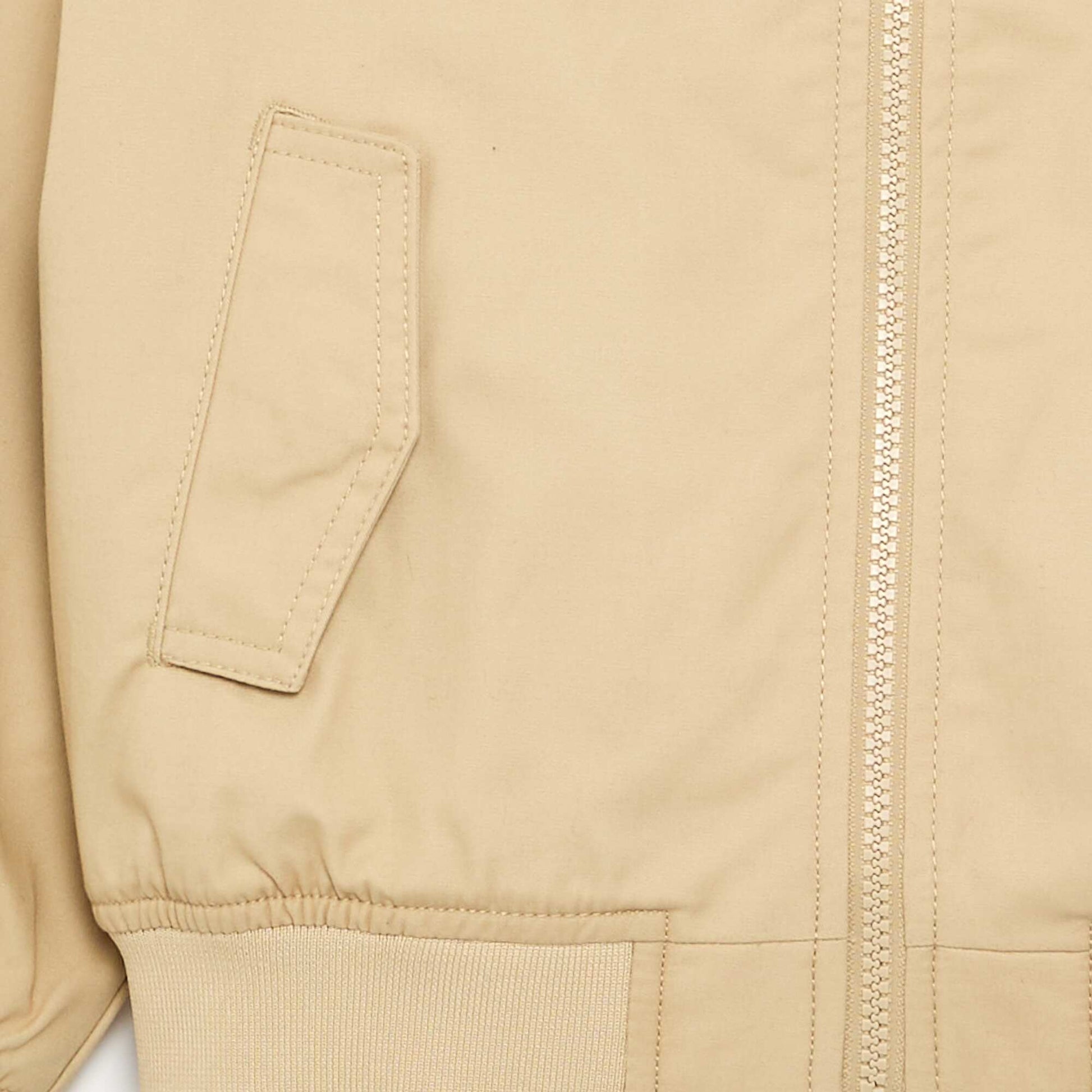 Zip-Up Jacket BEIGE