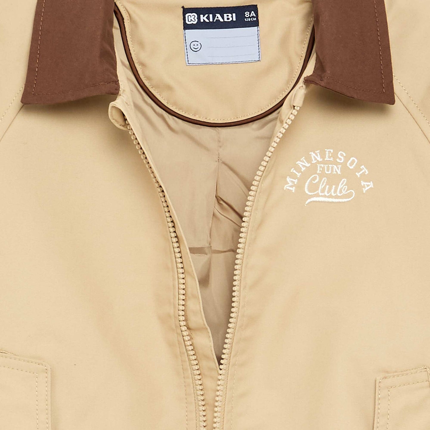 Zip-Up Jacket BEIGE