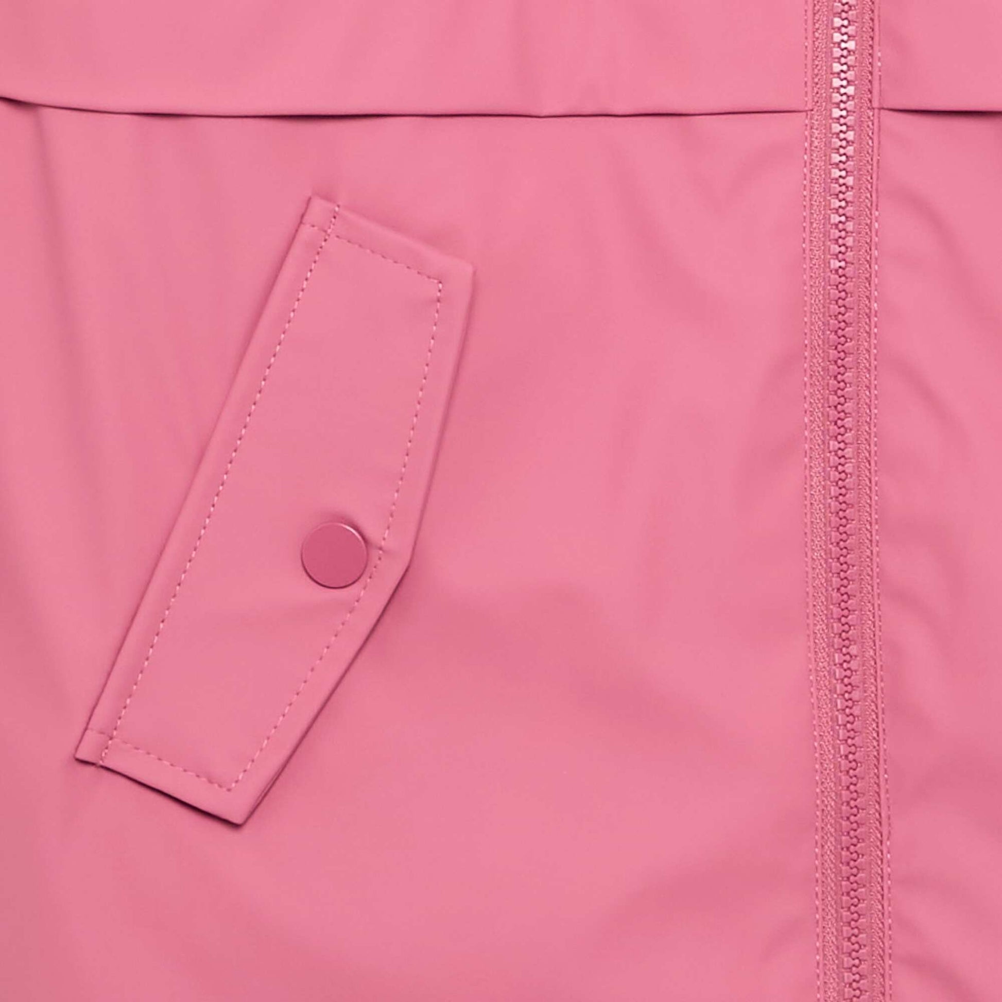 Faux Fur Lined Parka PINK
