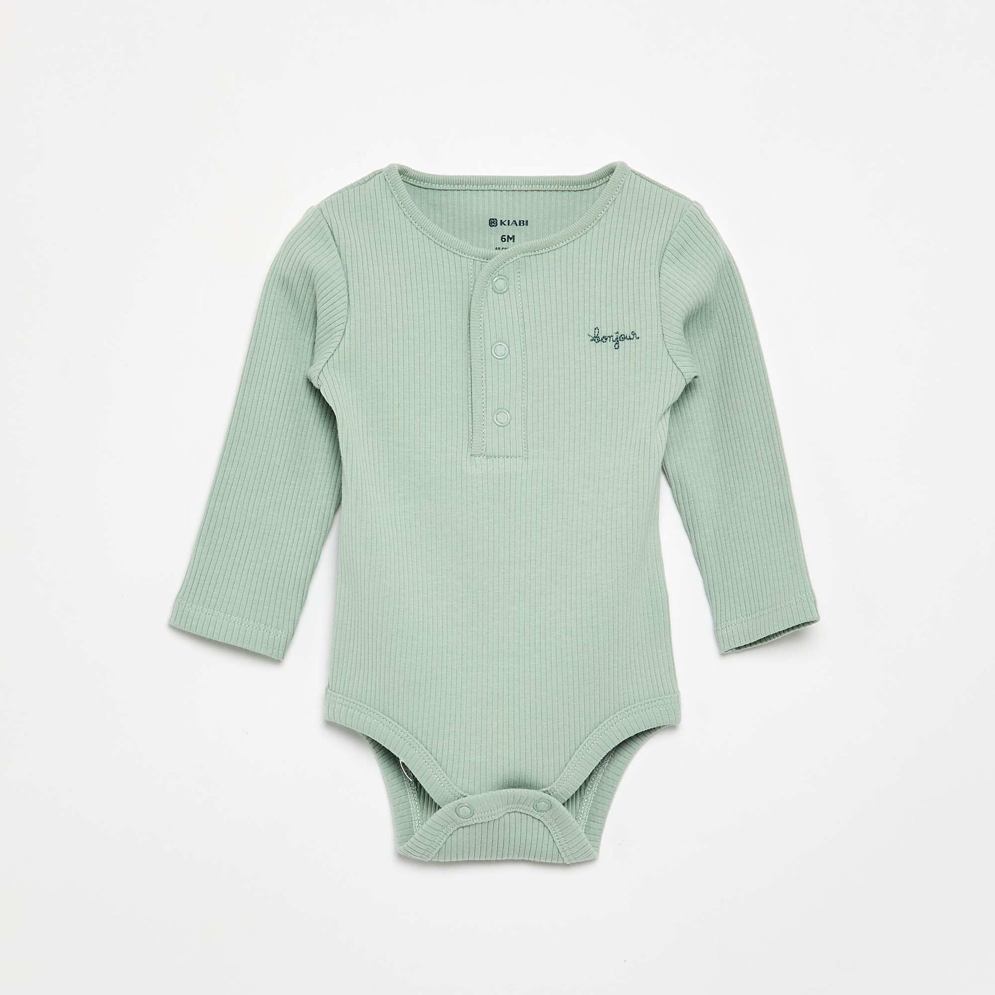2-pack Ribbed Bodysuits WHITE