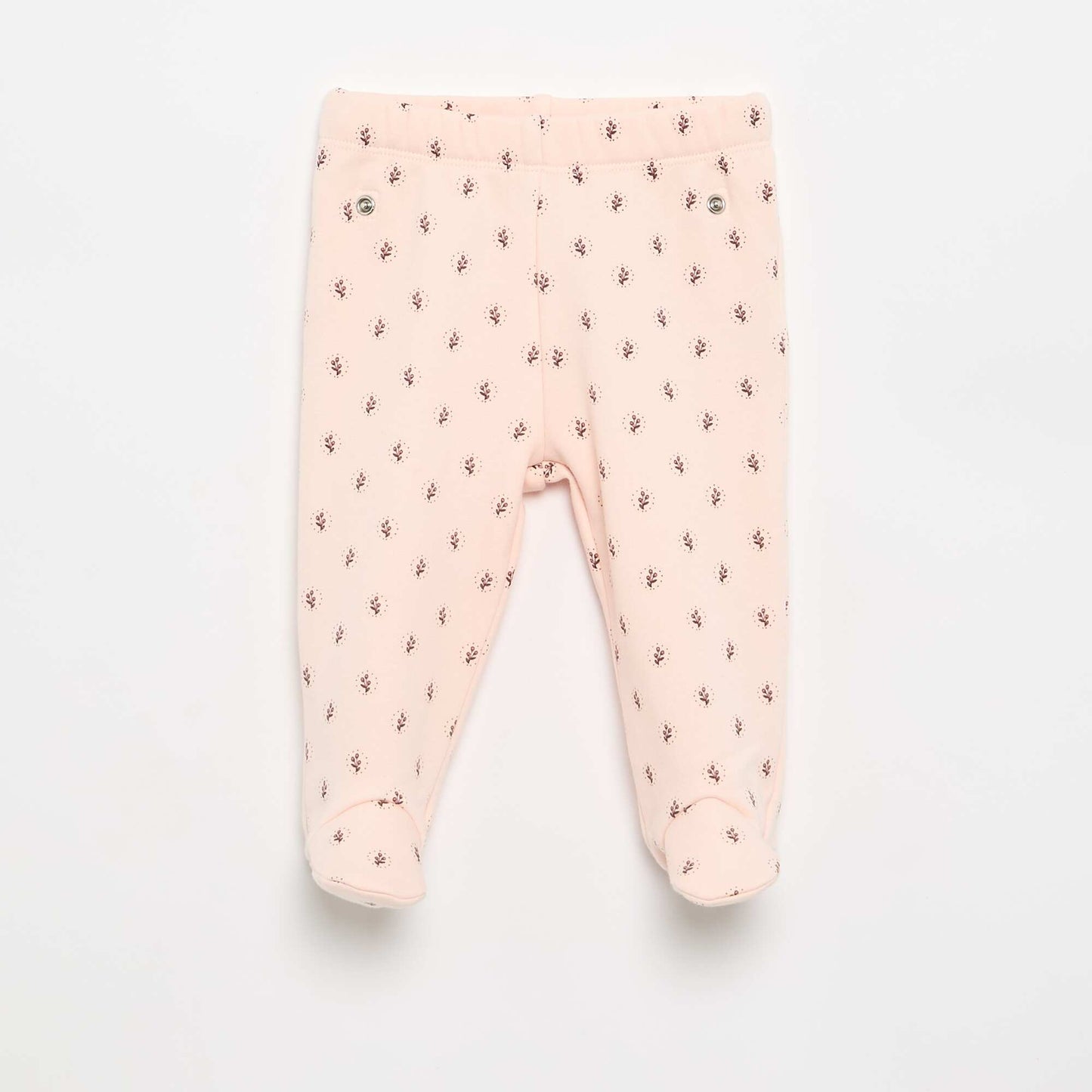 2-Piece Footed Pajama Set PINK