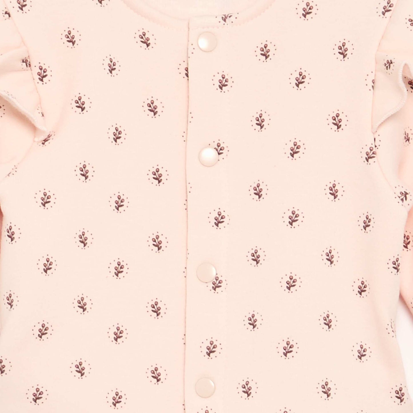 2-Piece Footed Pajama Set PINK