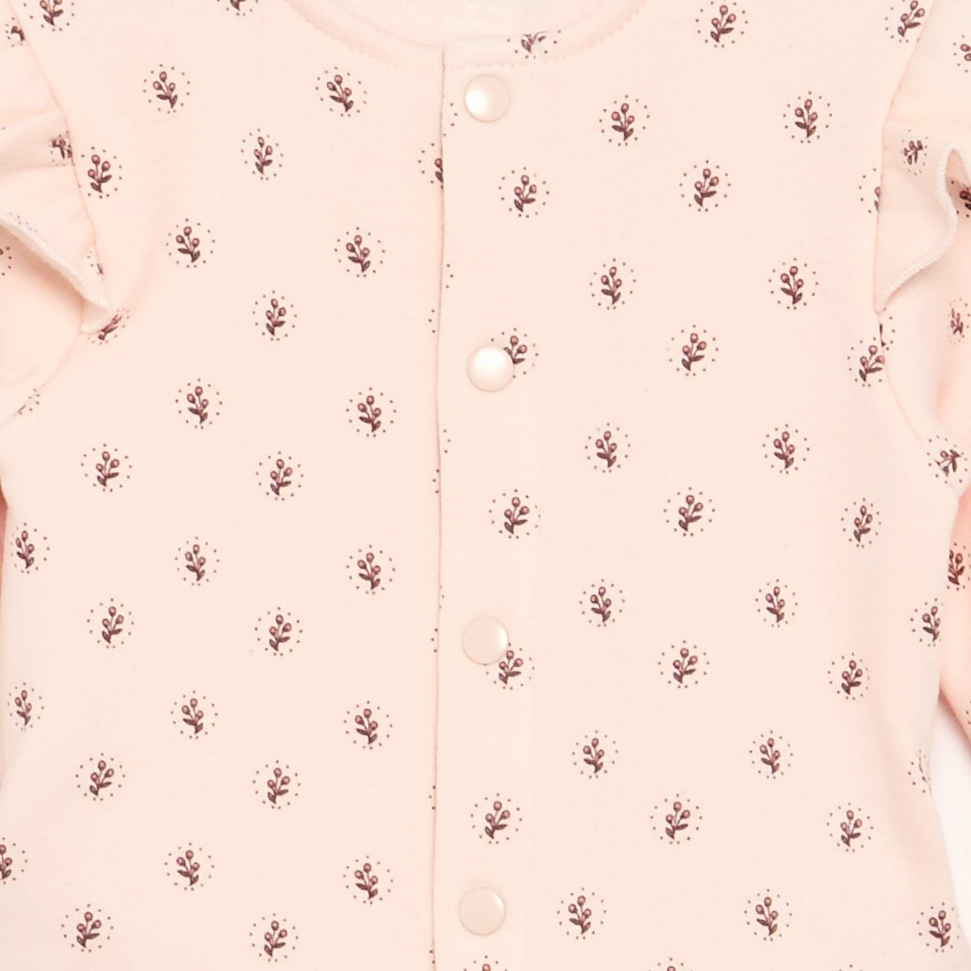 2-Piece Footed Pajama Set PINK