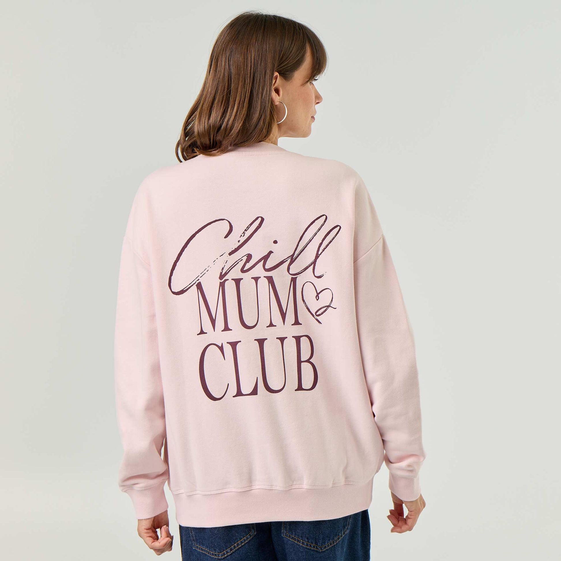 Printed Nursing Sweatshirt PINK