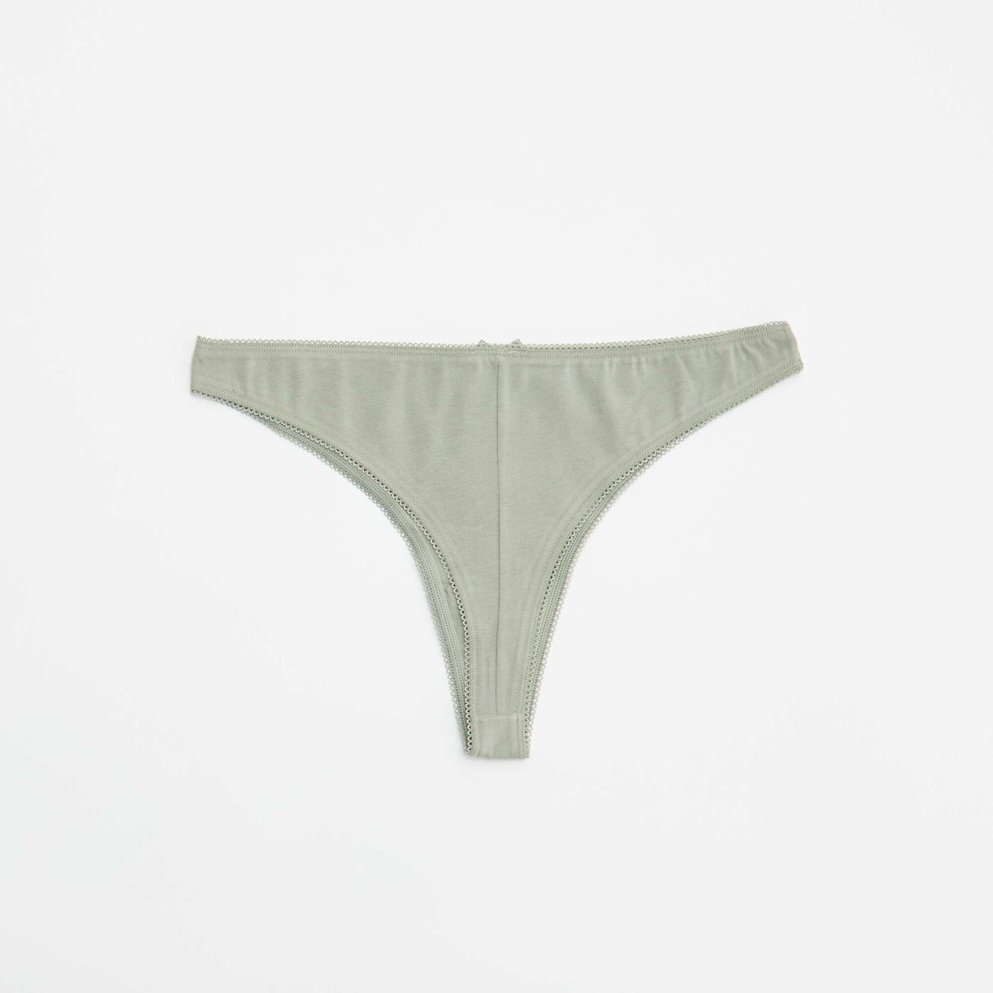 Pack of 5 Cotton Thongs BLUE