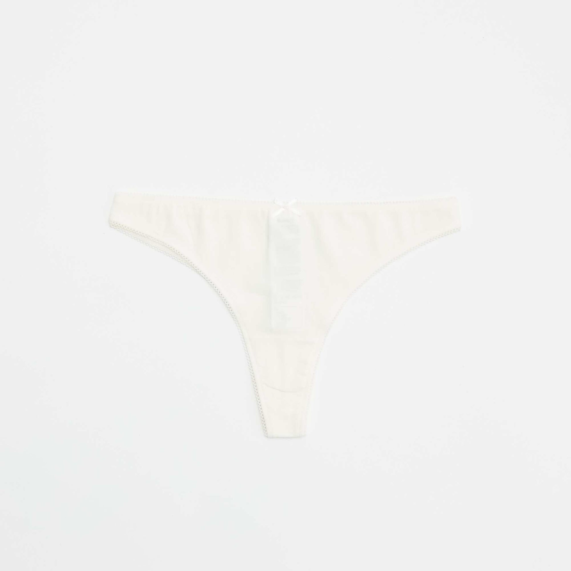 Pack of 5 Cotton Thongs BEIGE