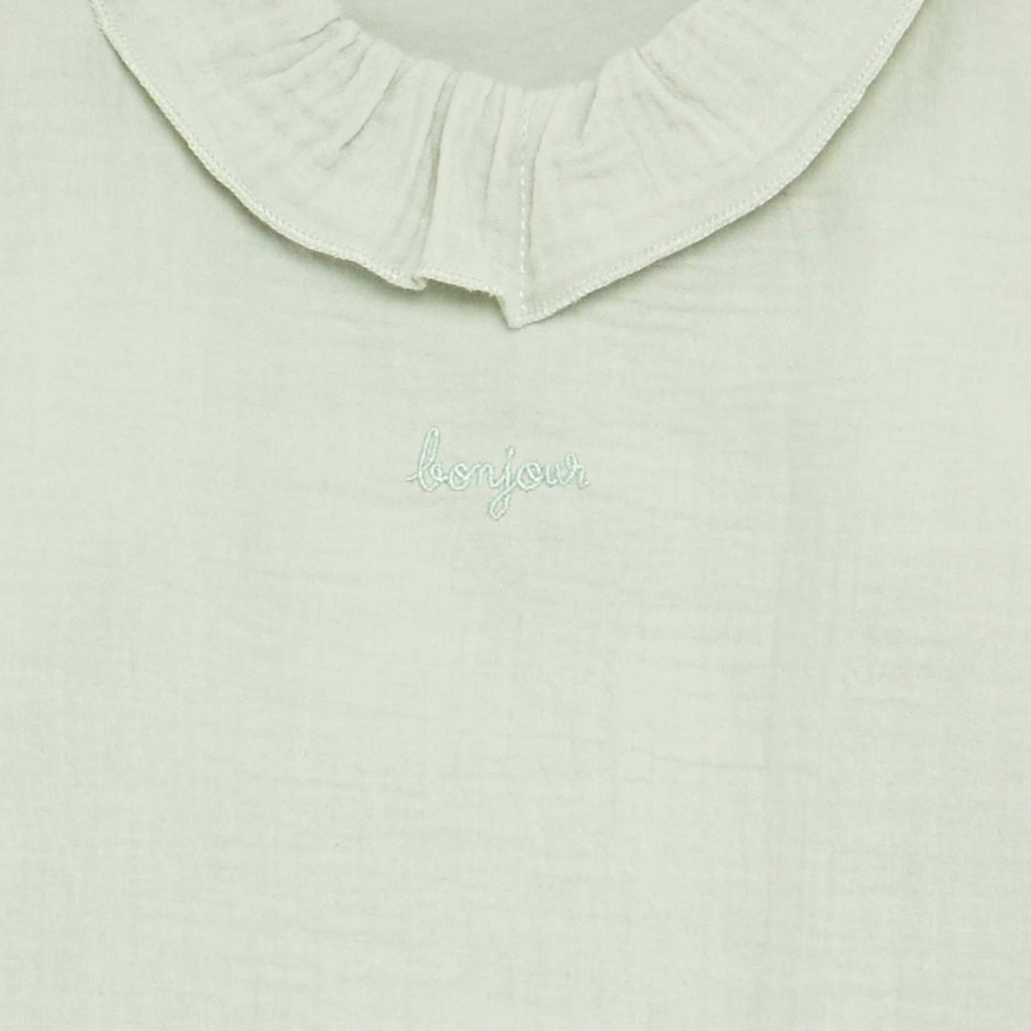 Sleeping bag with fancy collar GREEN