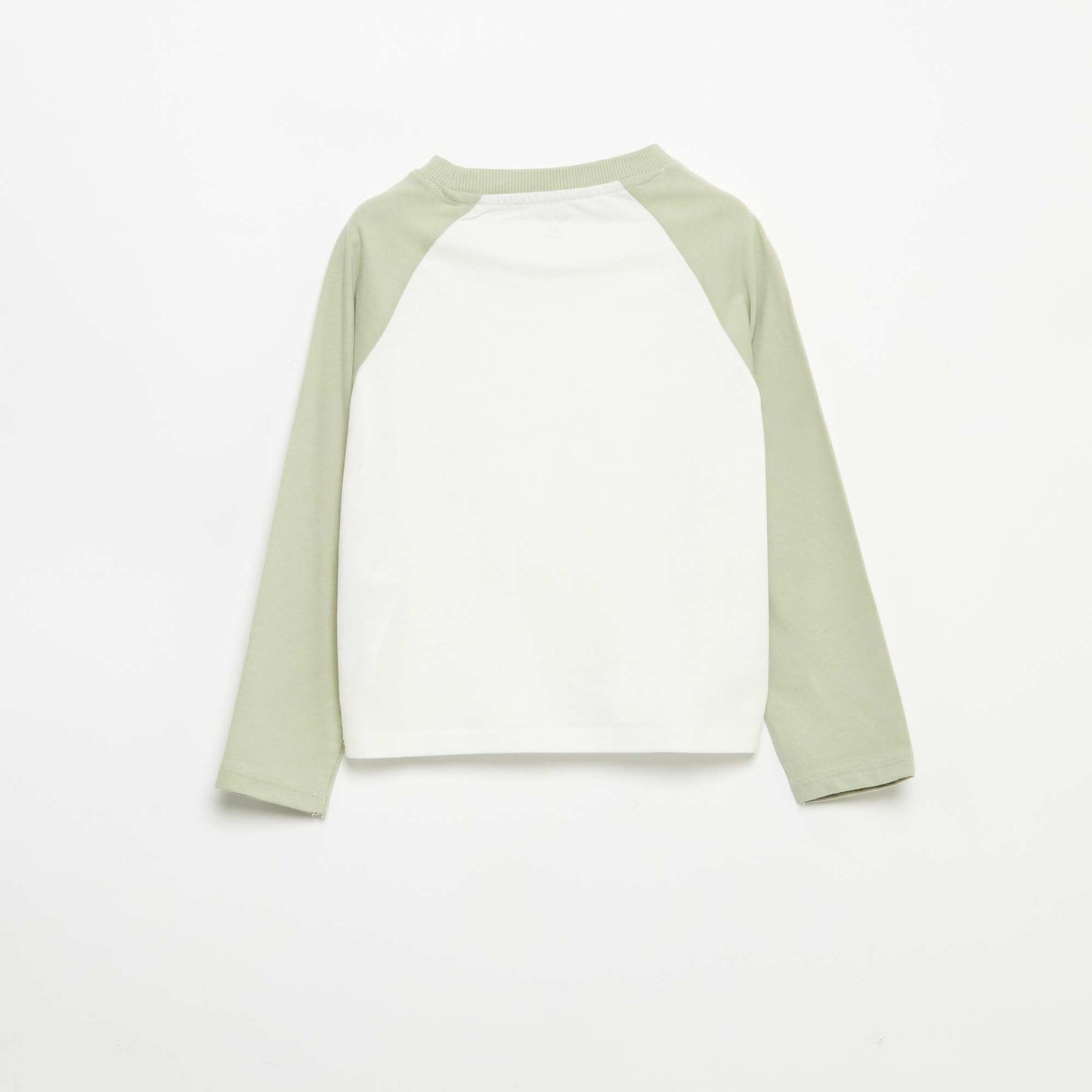 Long-sleeved raglan T-shirt WHITE