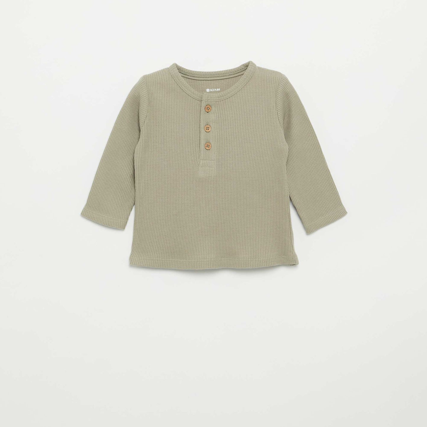 Henley T-shirt GREEN