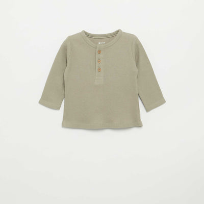 Henley T-shirt GREEN