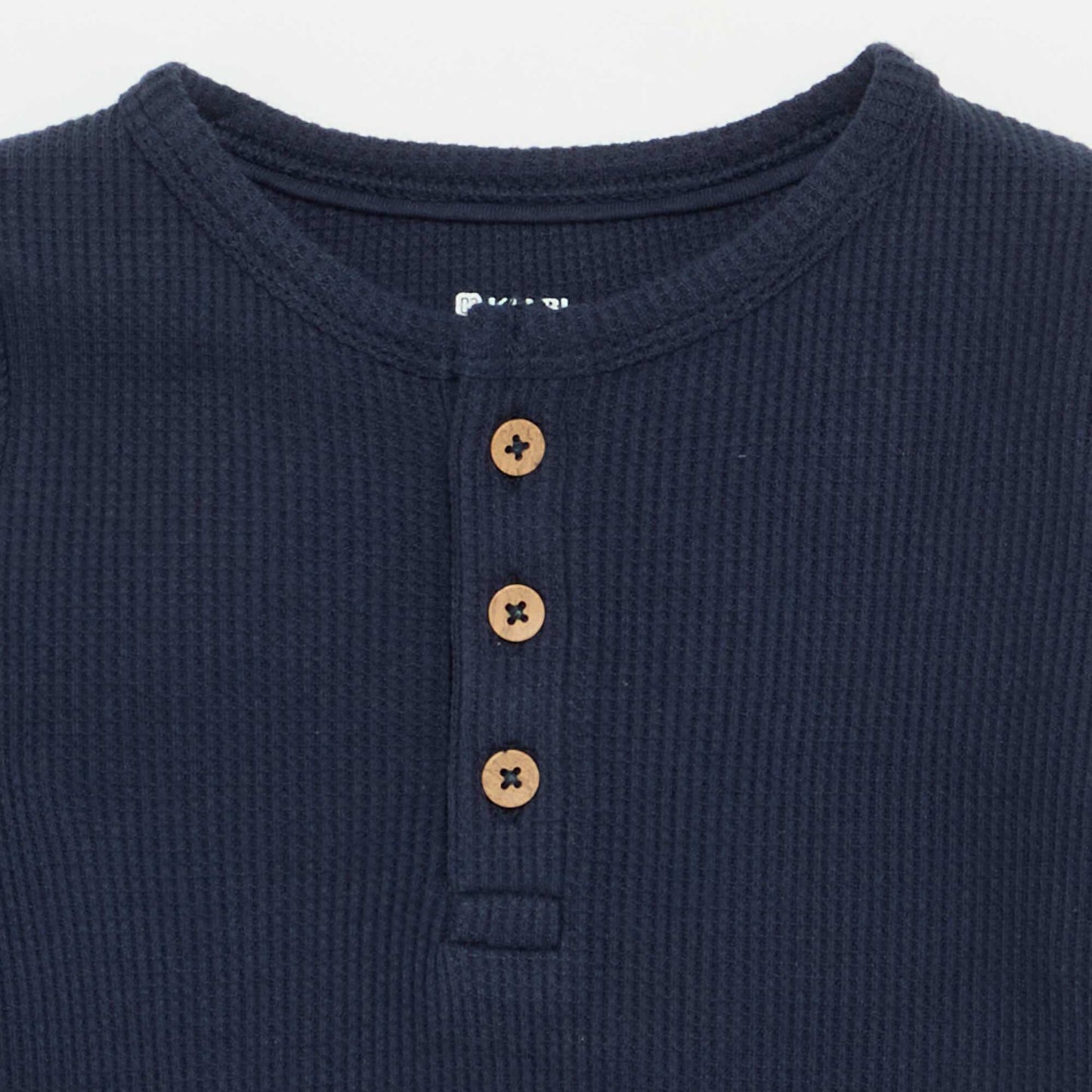 Henley T-shirt BLUE