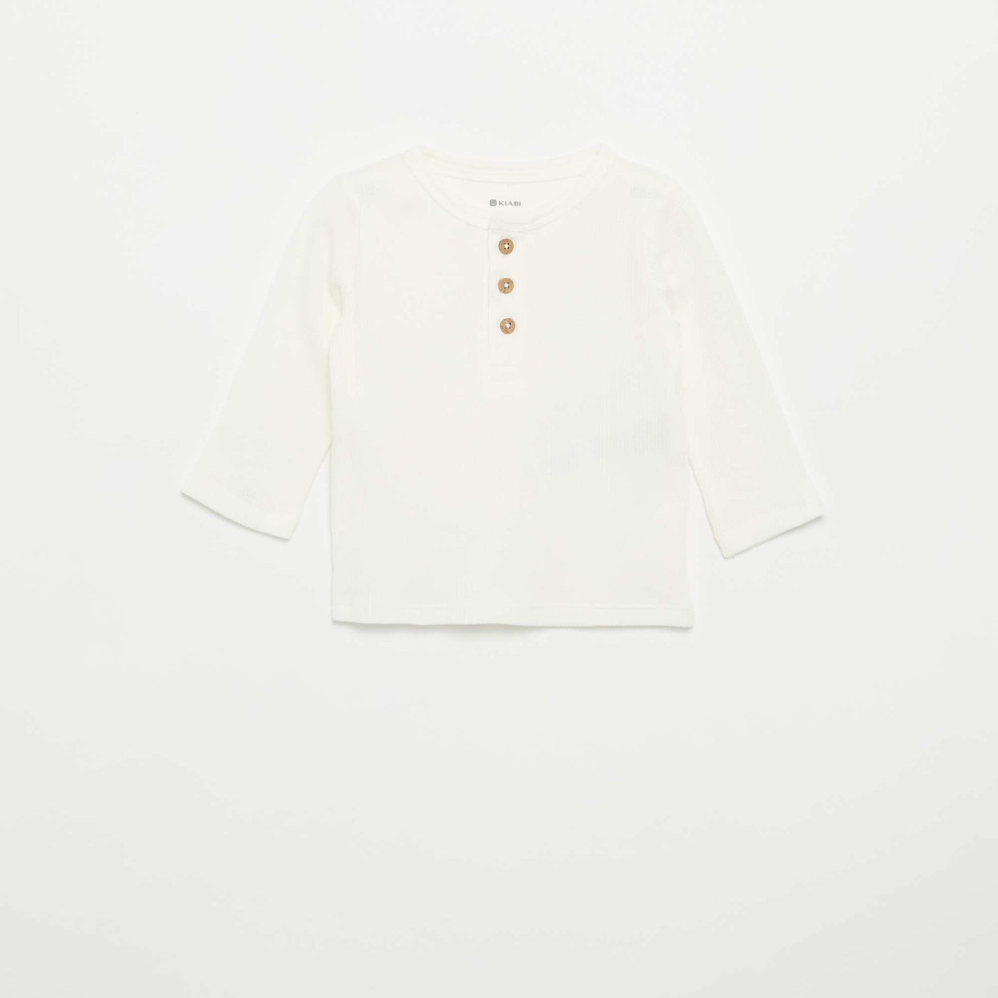 Henley T-shirt WHITE