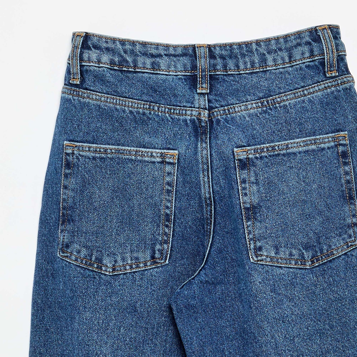Baggy Fit Denim Trousers BLUE