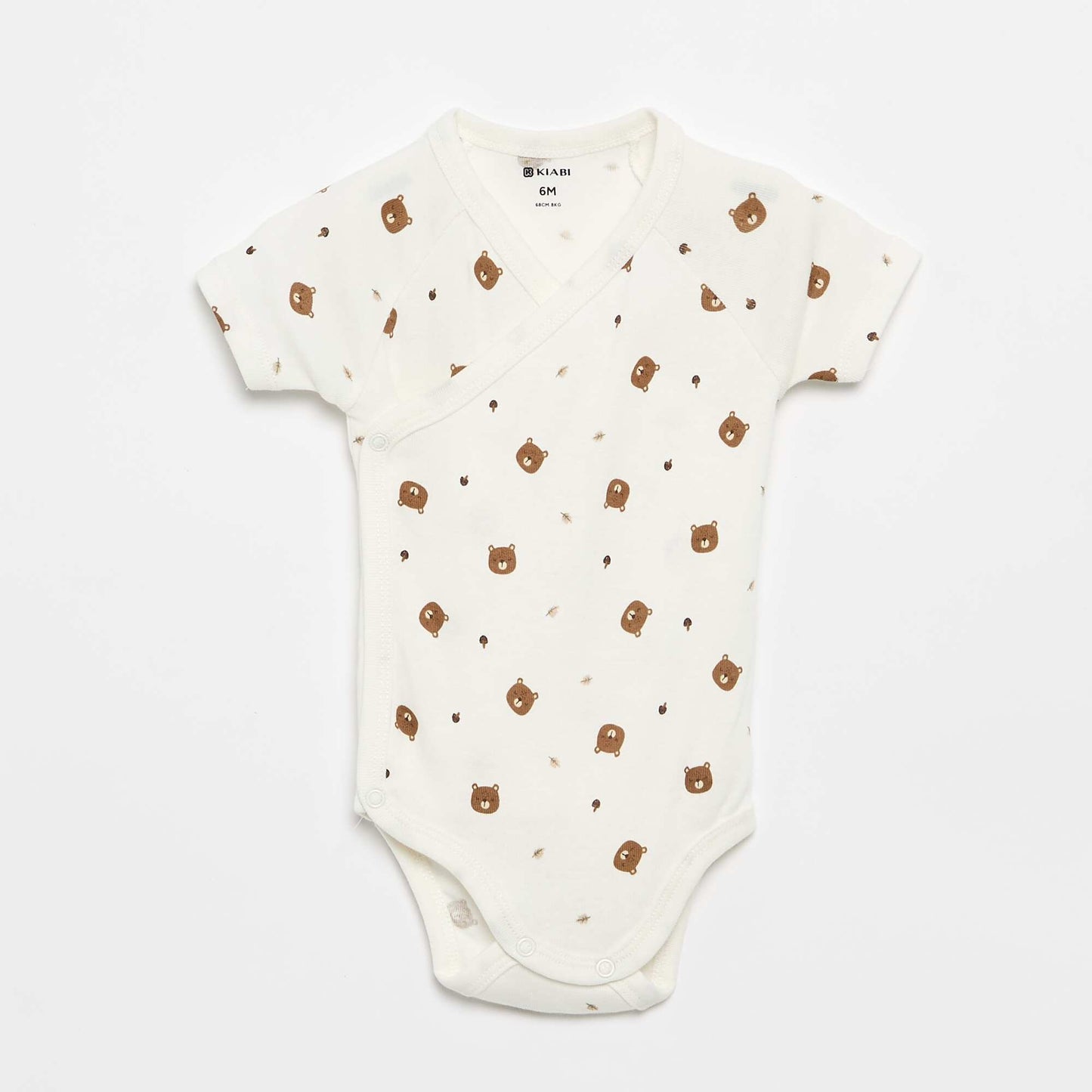 Set of 3 adjustable bodysuits BROWN