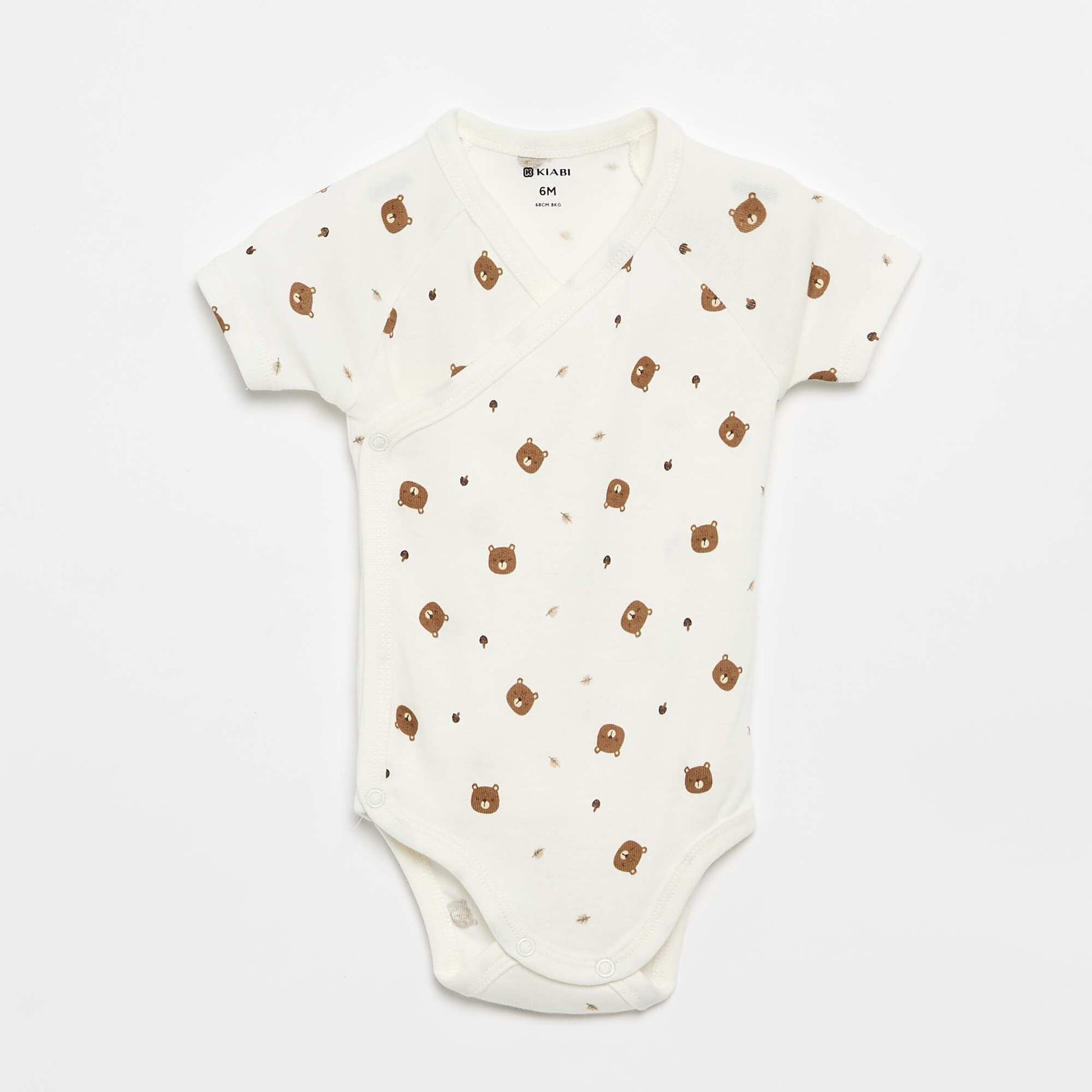 Set of 3 adjustable bodysuits BROWN