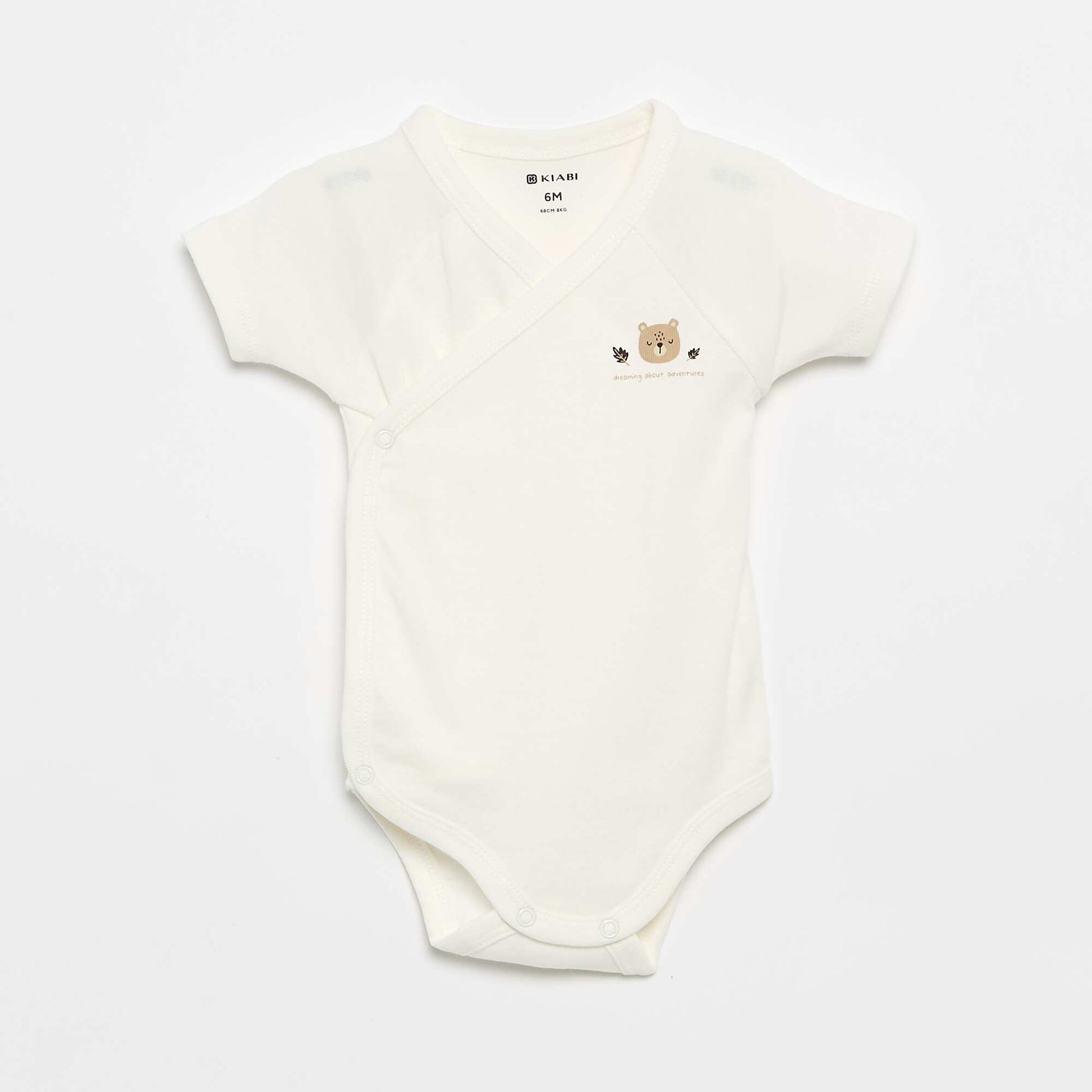 Set of 3 adjustable bodysuits BROWN