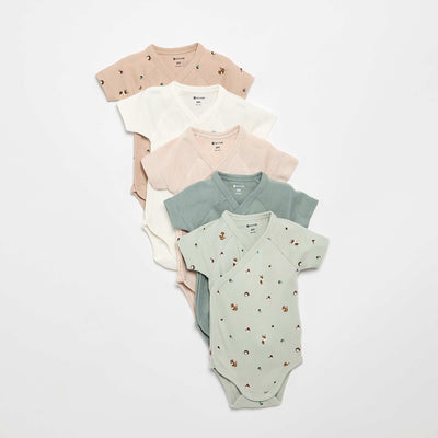 Set of 3 adjustable bodysuits BLUE