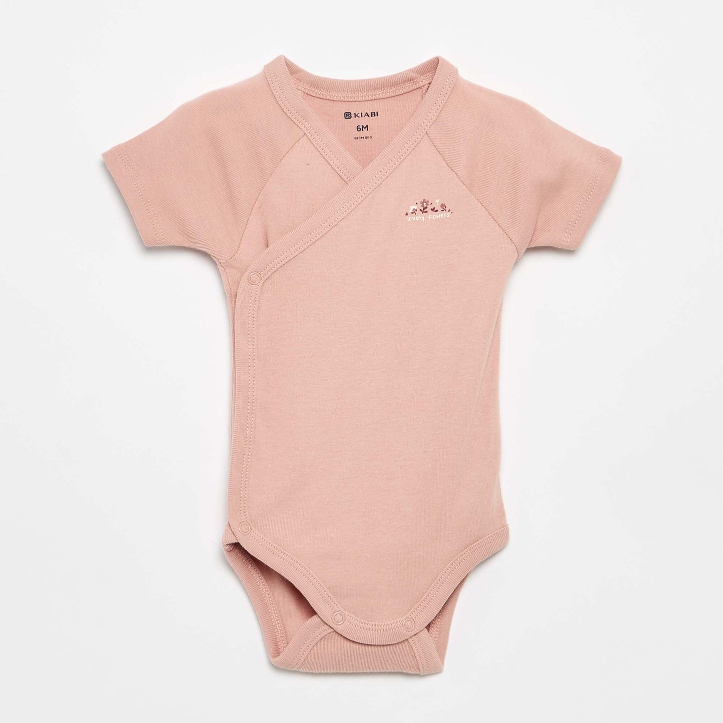 Set of 3 adjustable bodysuits PINK