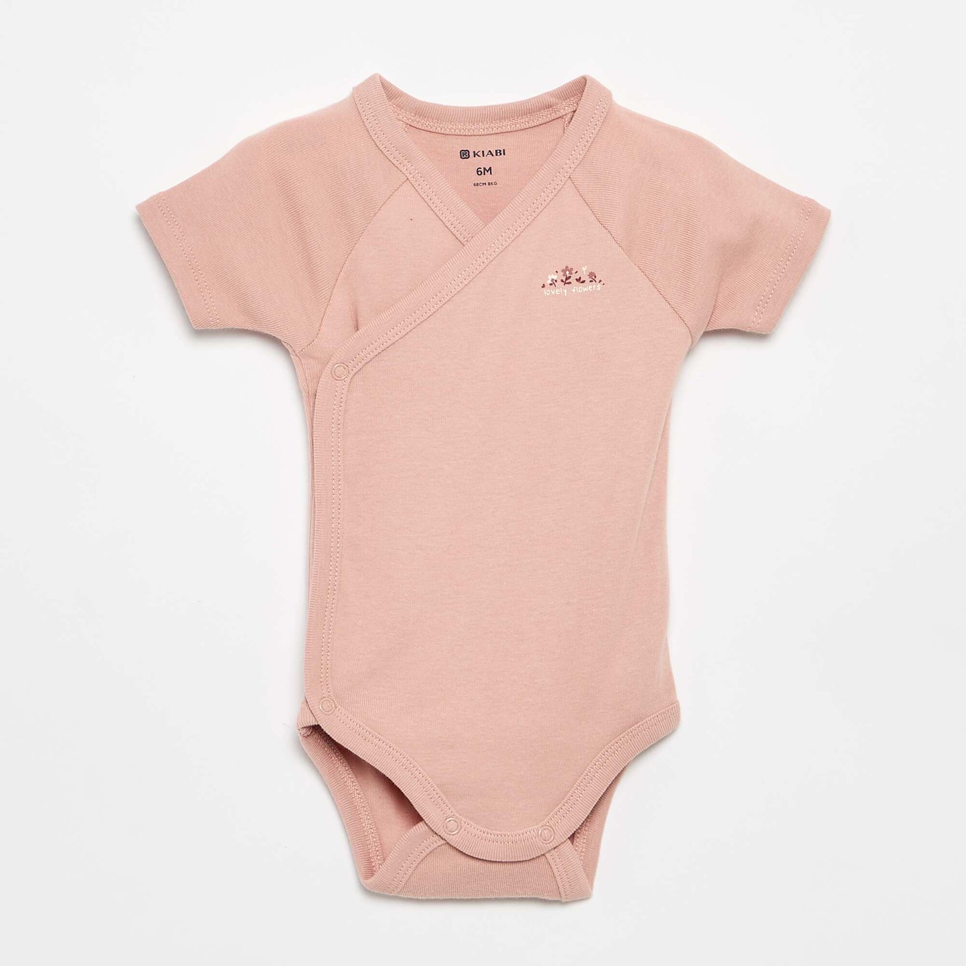 Set of 3 adjustable bodysuits PINK