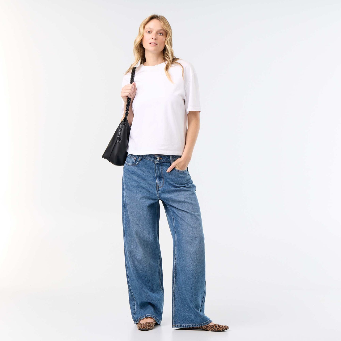 Baggy Denim Pants BLUE