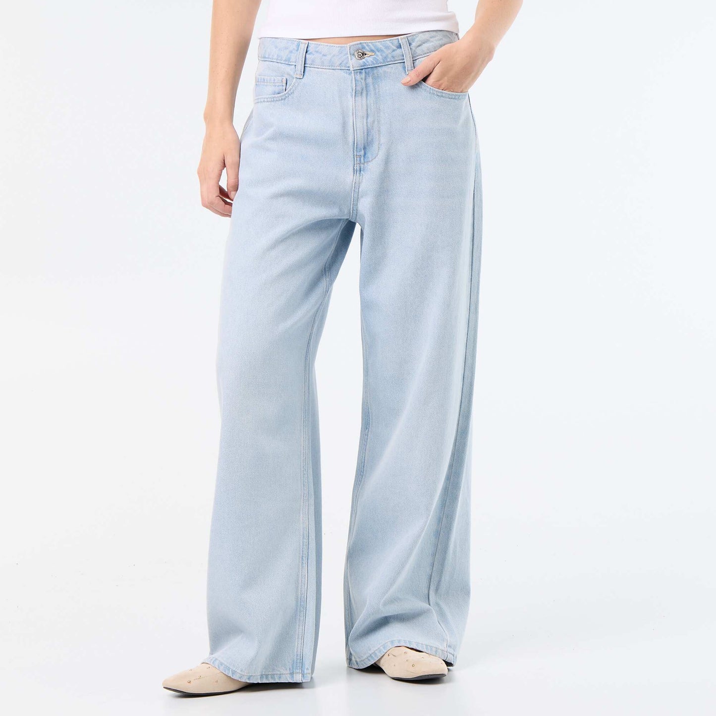 Baggy Denim Pants BLUE