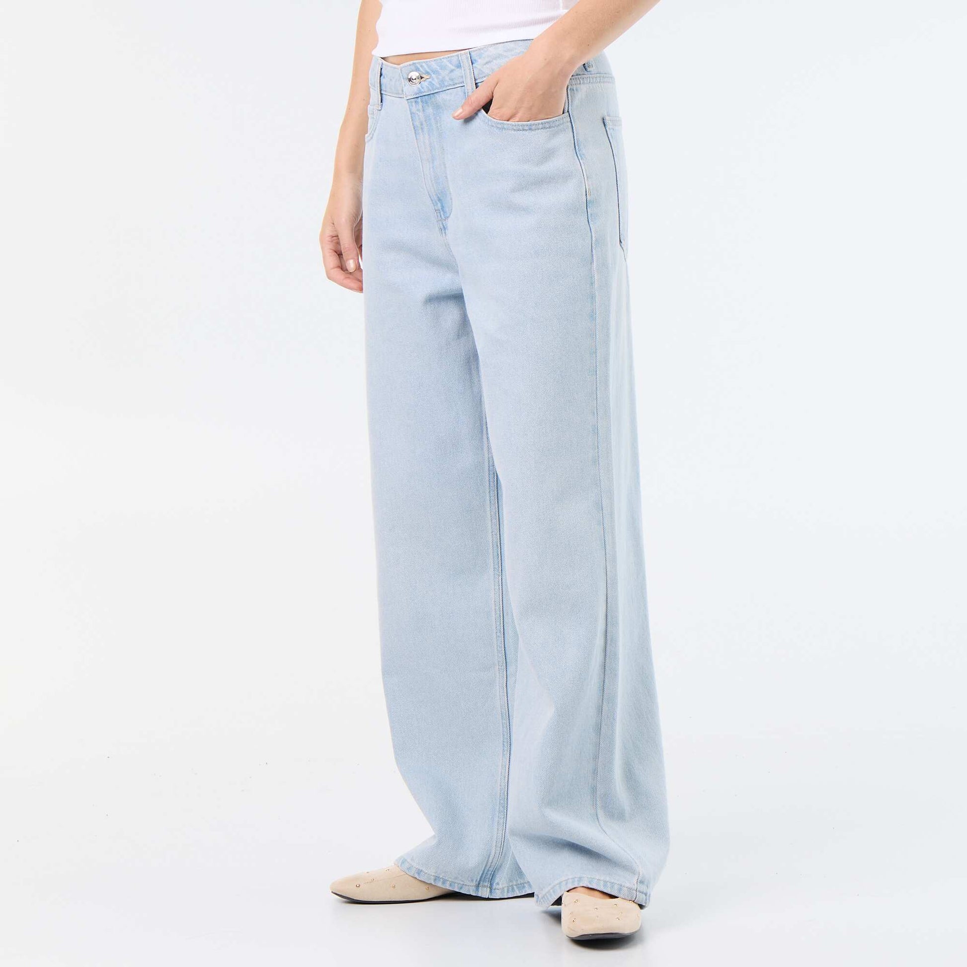 Baggy Denim Pants BLUE
