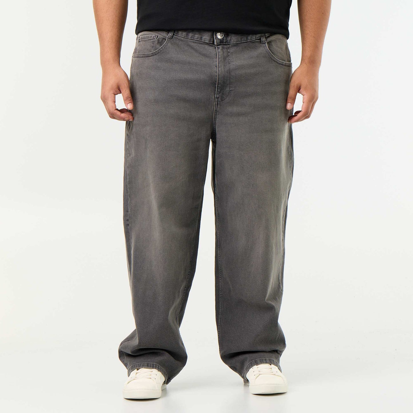 Plus Size Relaxed Fit Jeans GREY