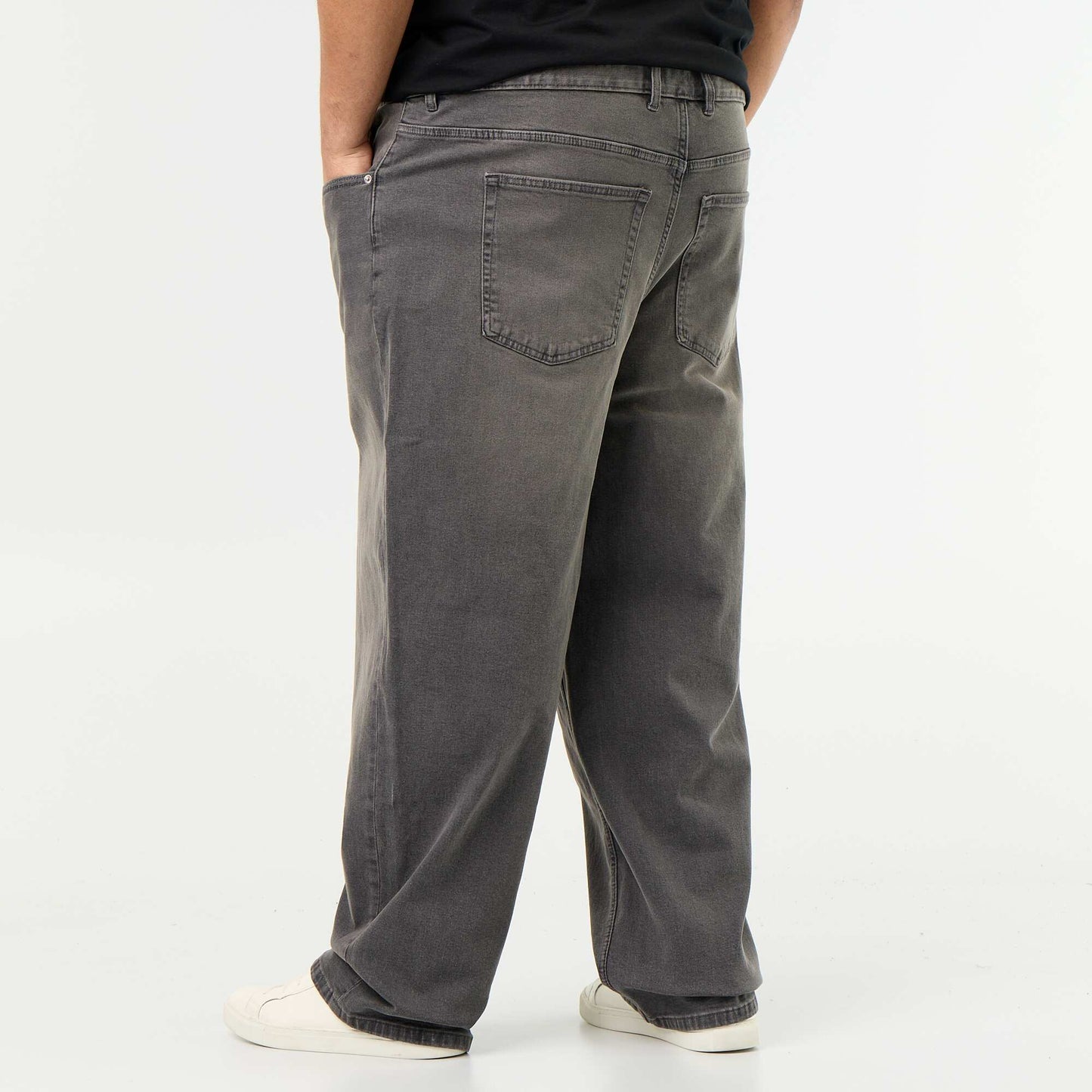 Plus Size Relaxed Fit Jeans GREY