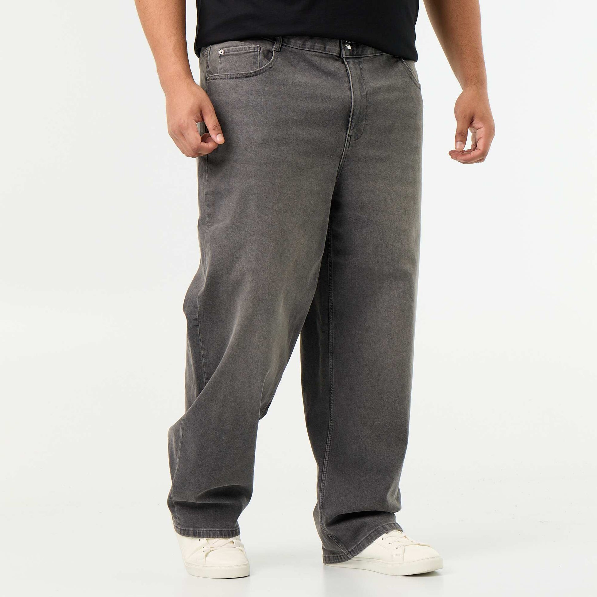 Plus Size Relaxed Fit Jeans GREY