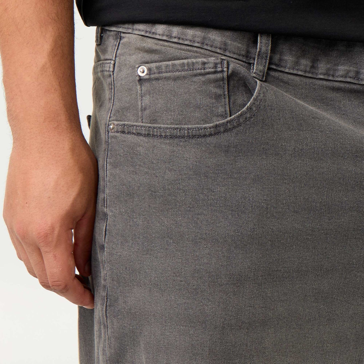 Plus Size Relaxed Fit Jeans GREY