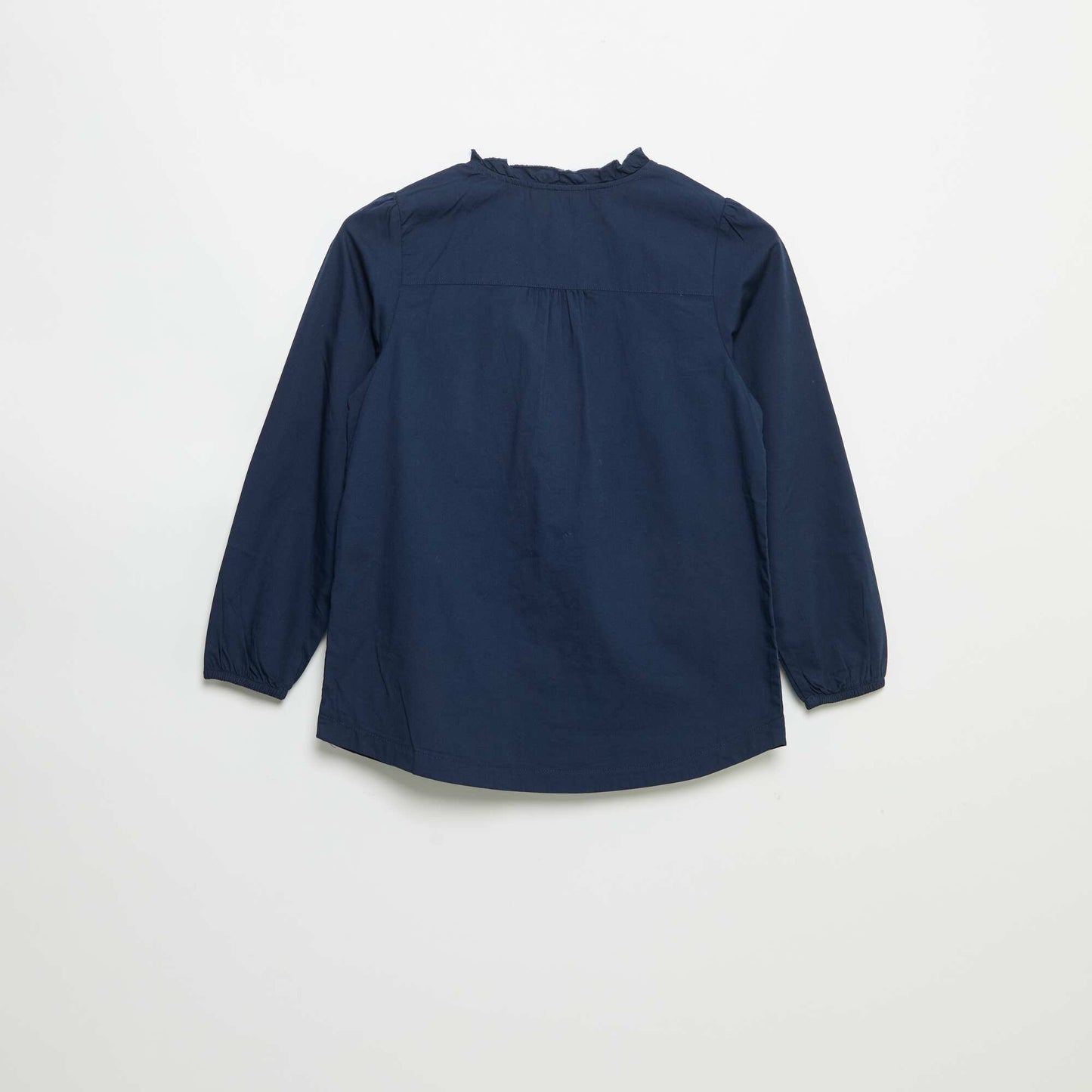 Snap-button apron BLUE