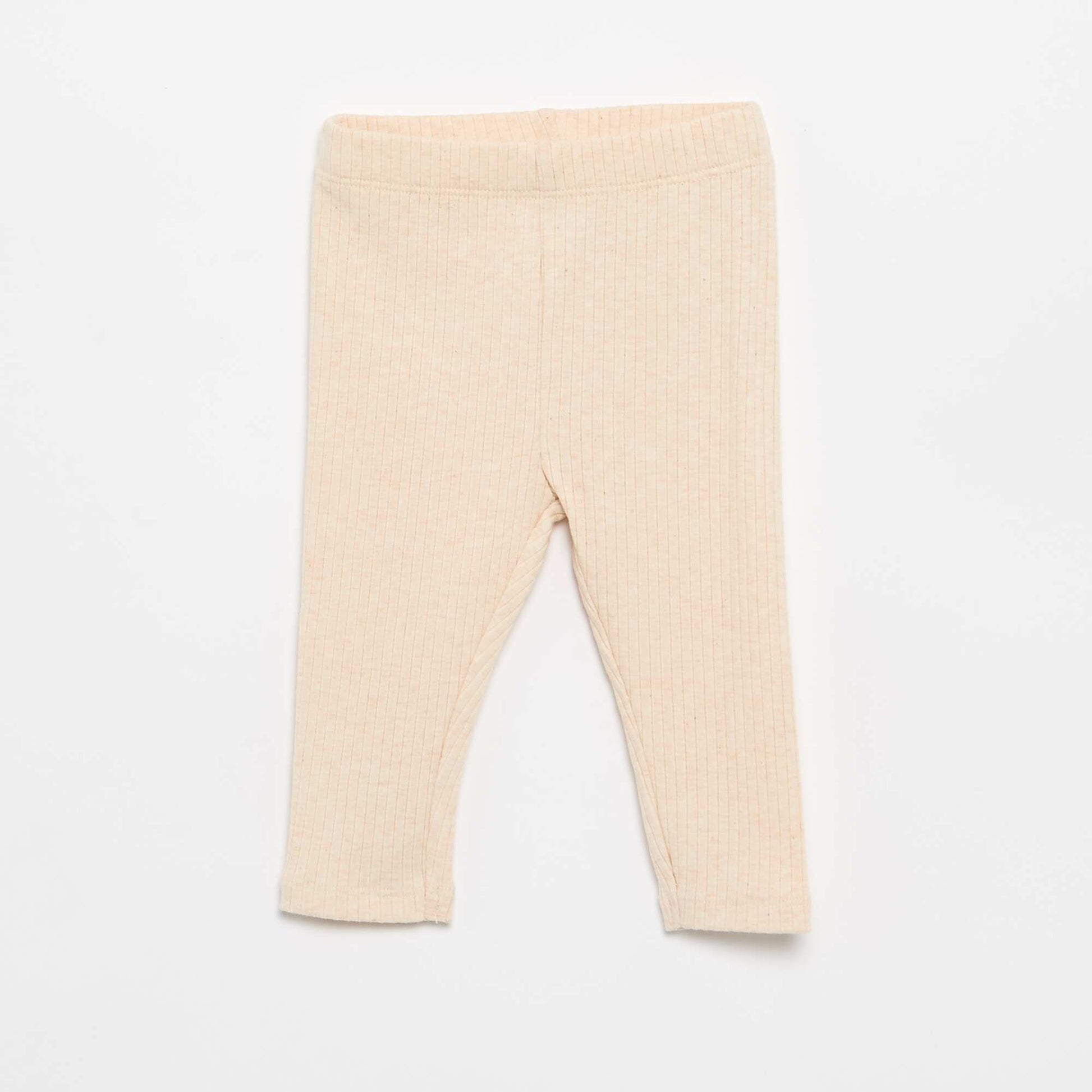 T-shirt and Leggings Set BEIGE