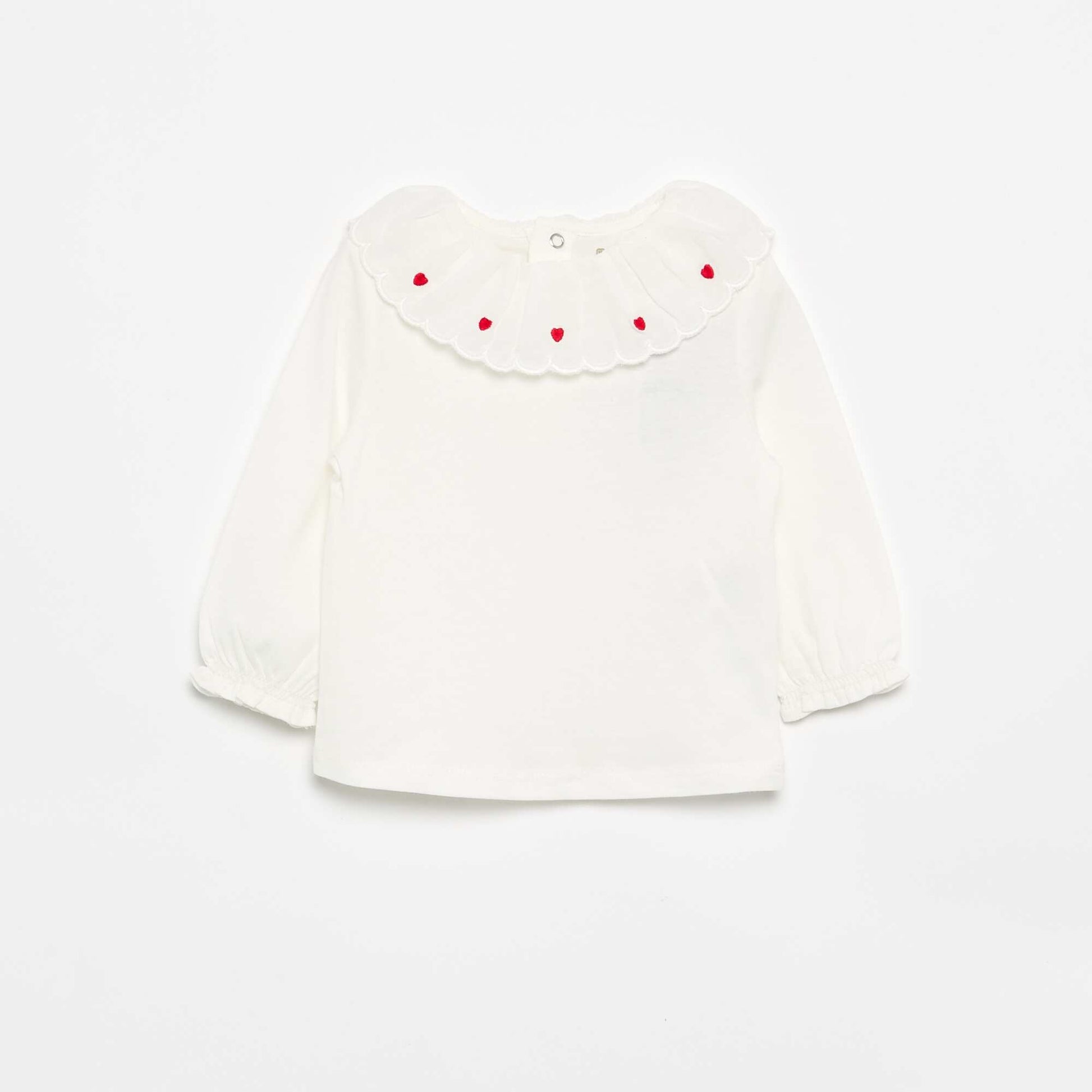 Peter Pan Collar T-shirt WHITE