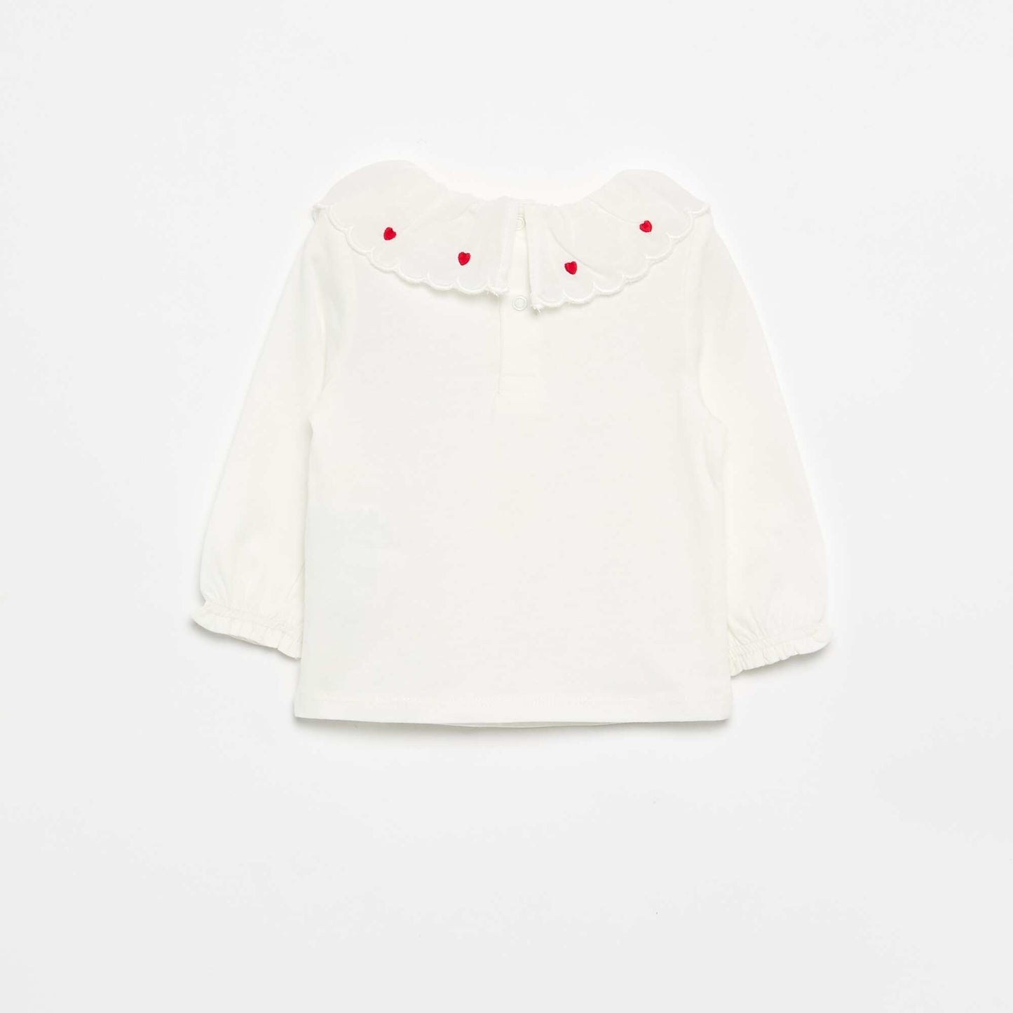 Peter Pan Collar T-shirt WHITE