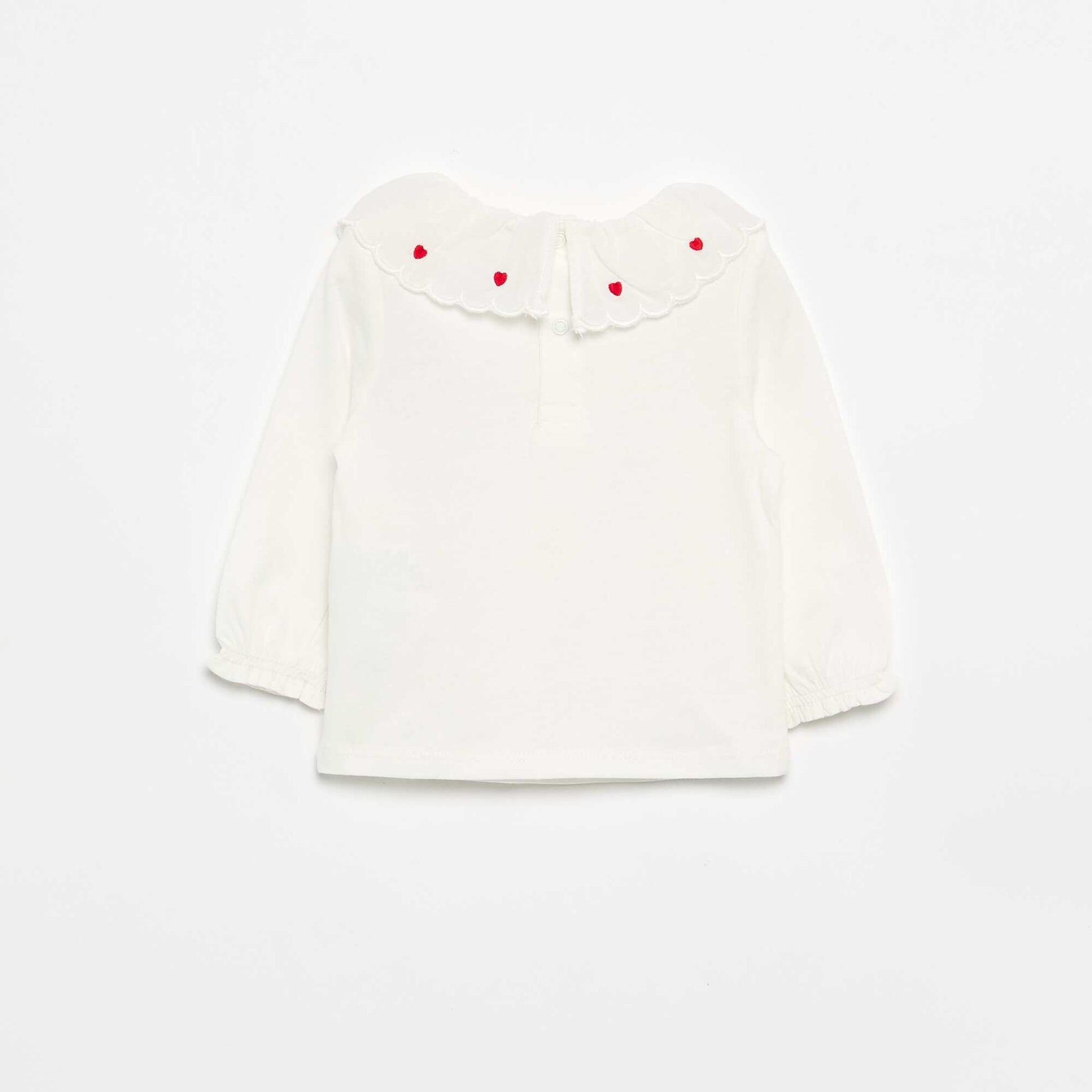 Peter Pan Collar T-shirt WHITE