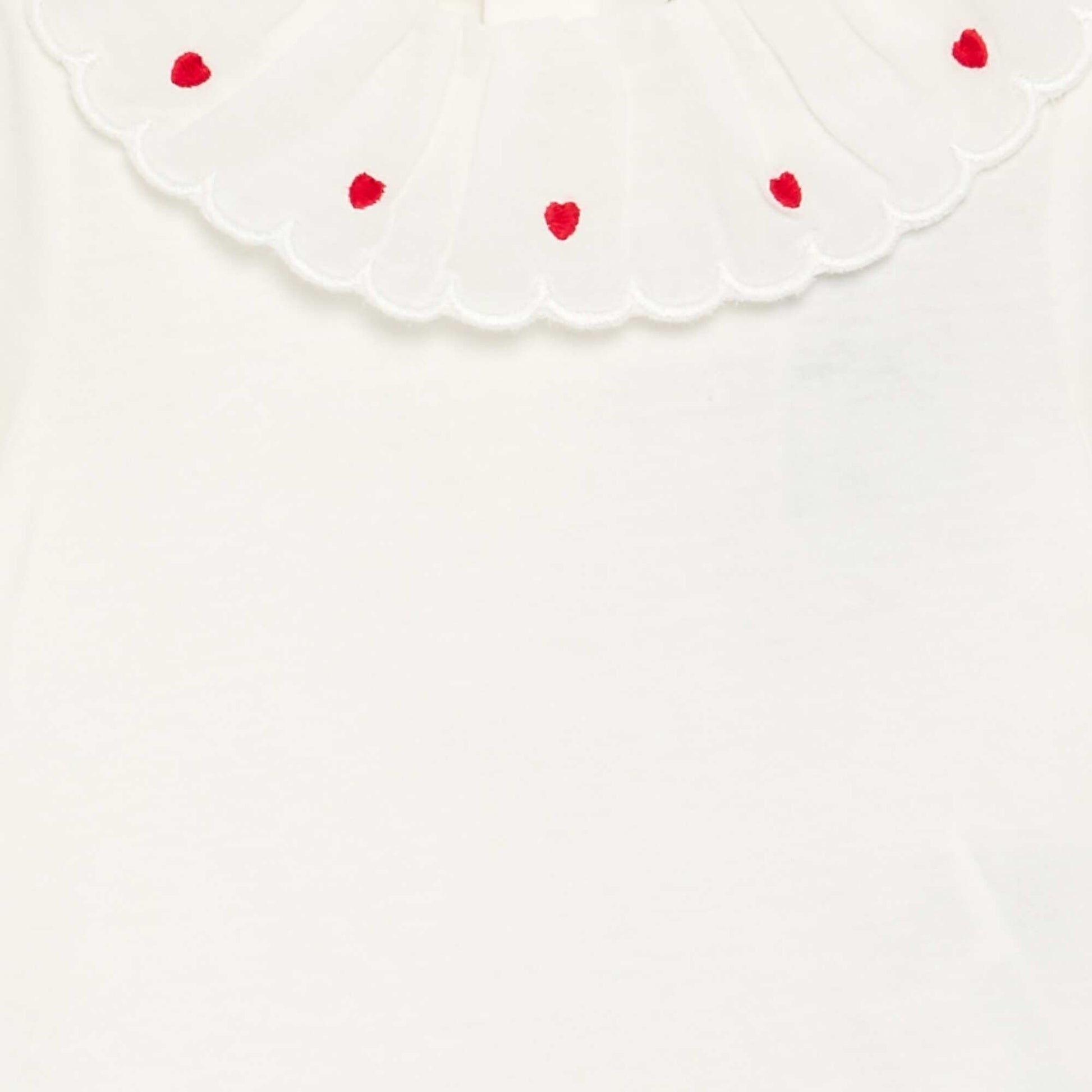 Peter Pan Collar T-shirt WHITE