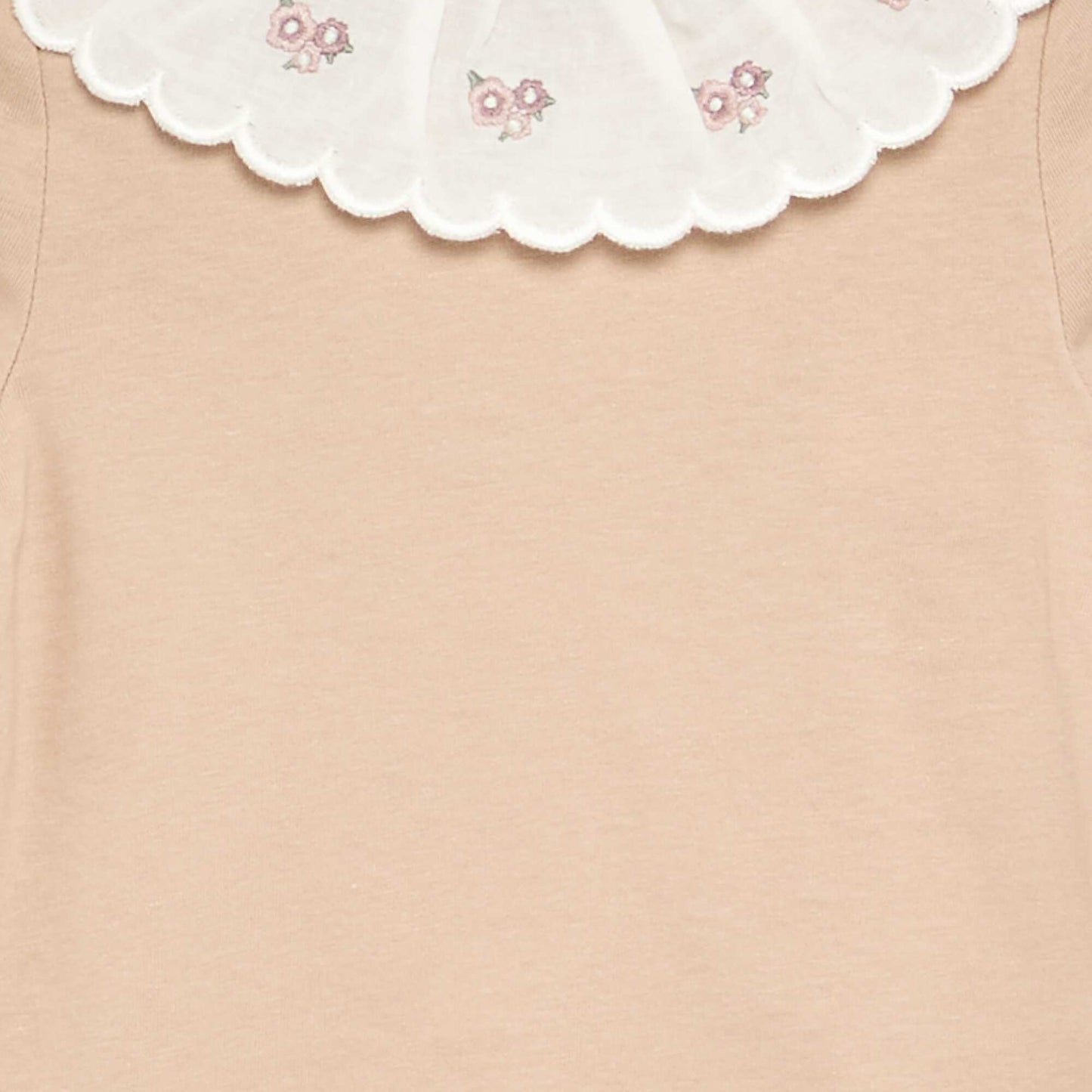 Peter Pan Collar T-shirt BEIGE