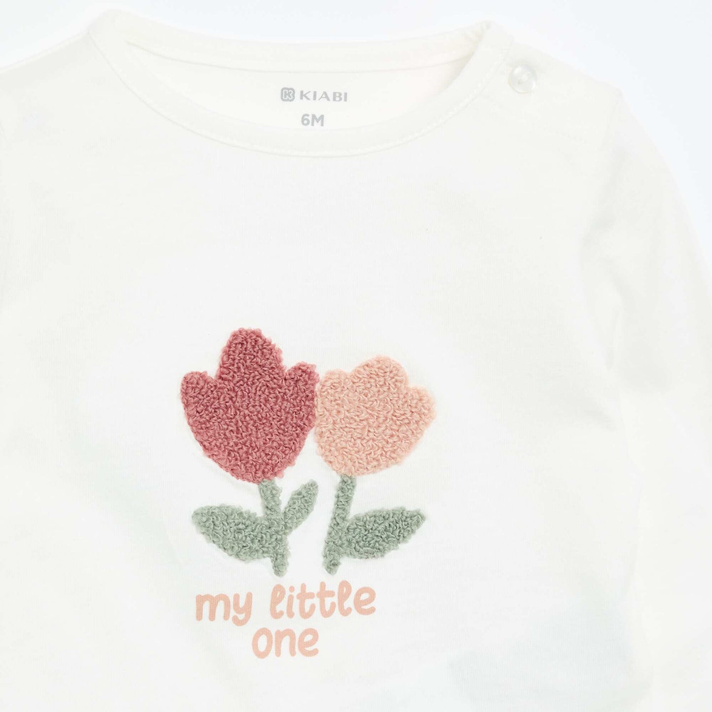 Long-sleeved jersey T-shirt WHITE