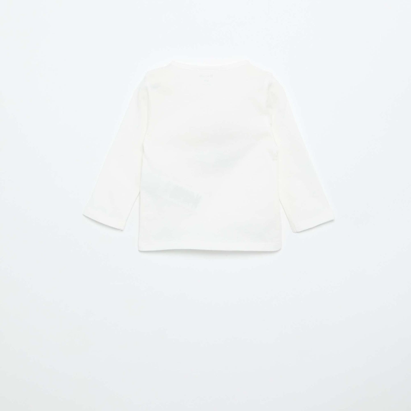 Long-sleeved jersey T-shirt WHITE